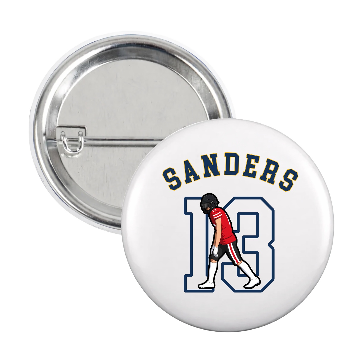 Game Day Button — Shirsey Arch in White