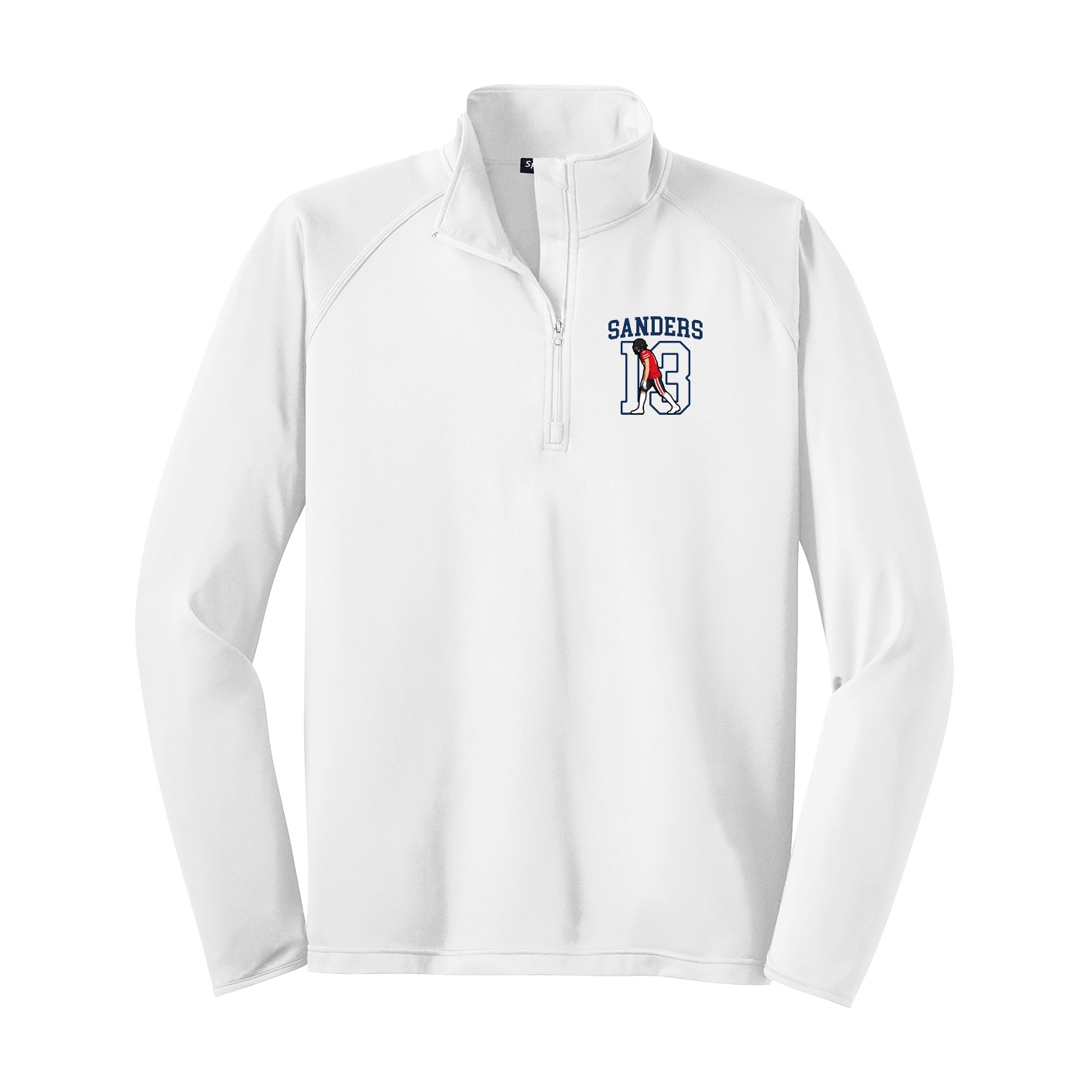 Q-Zip Pullover — Shirsey in White