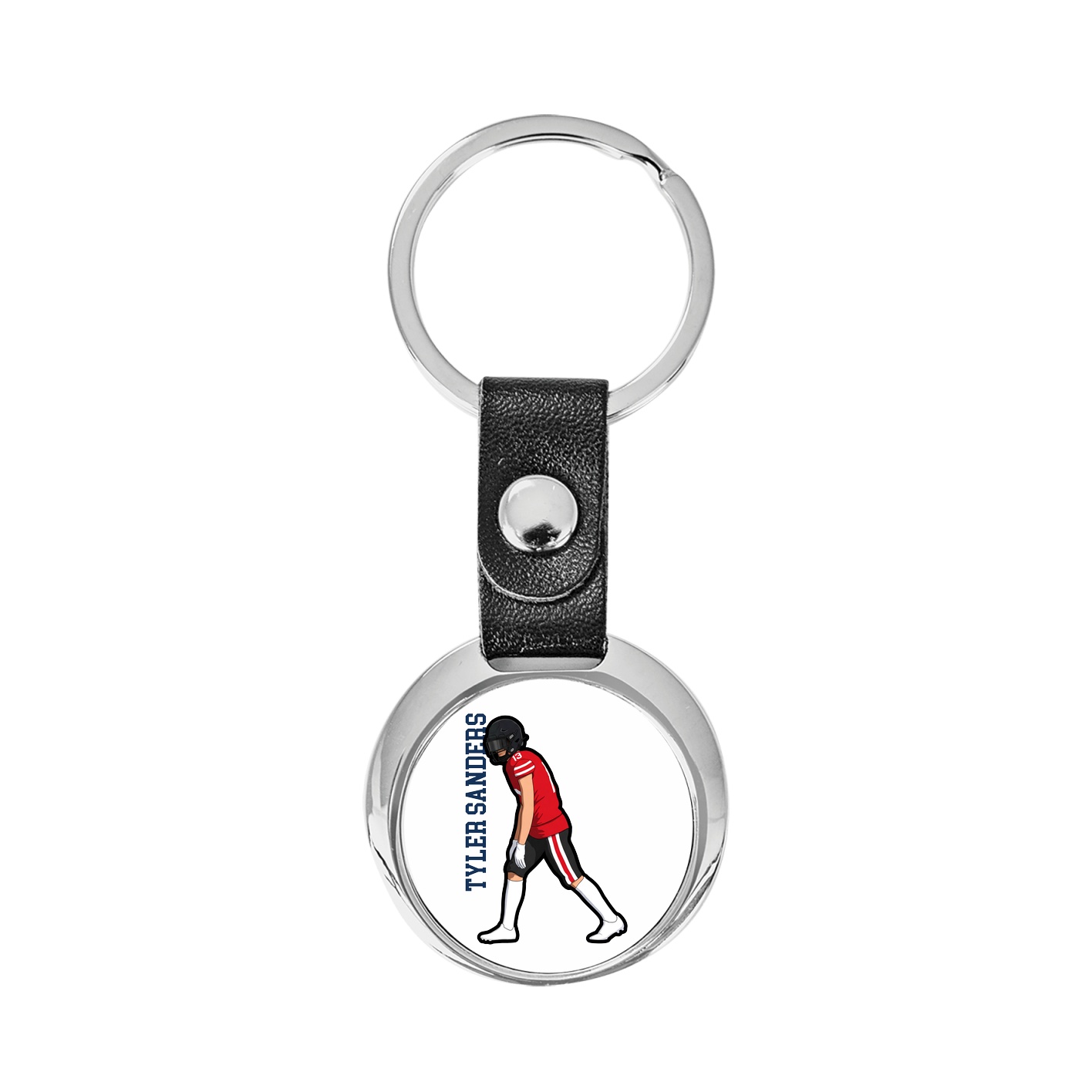Key Chain — Name Vertical in Classic