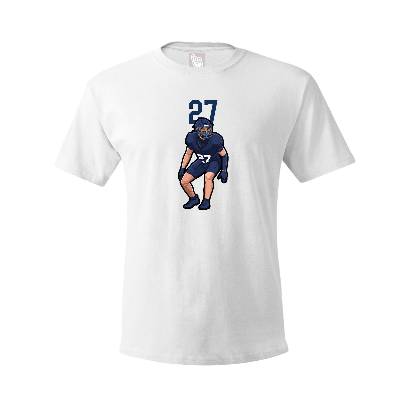 Tee — Number Top in White