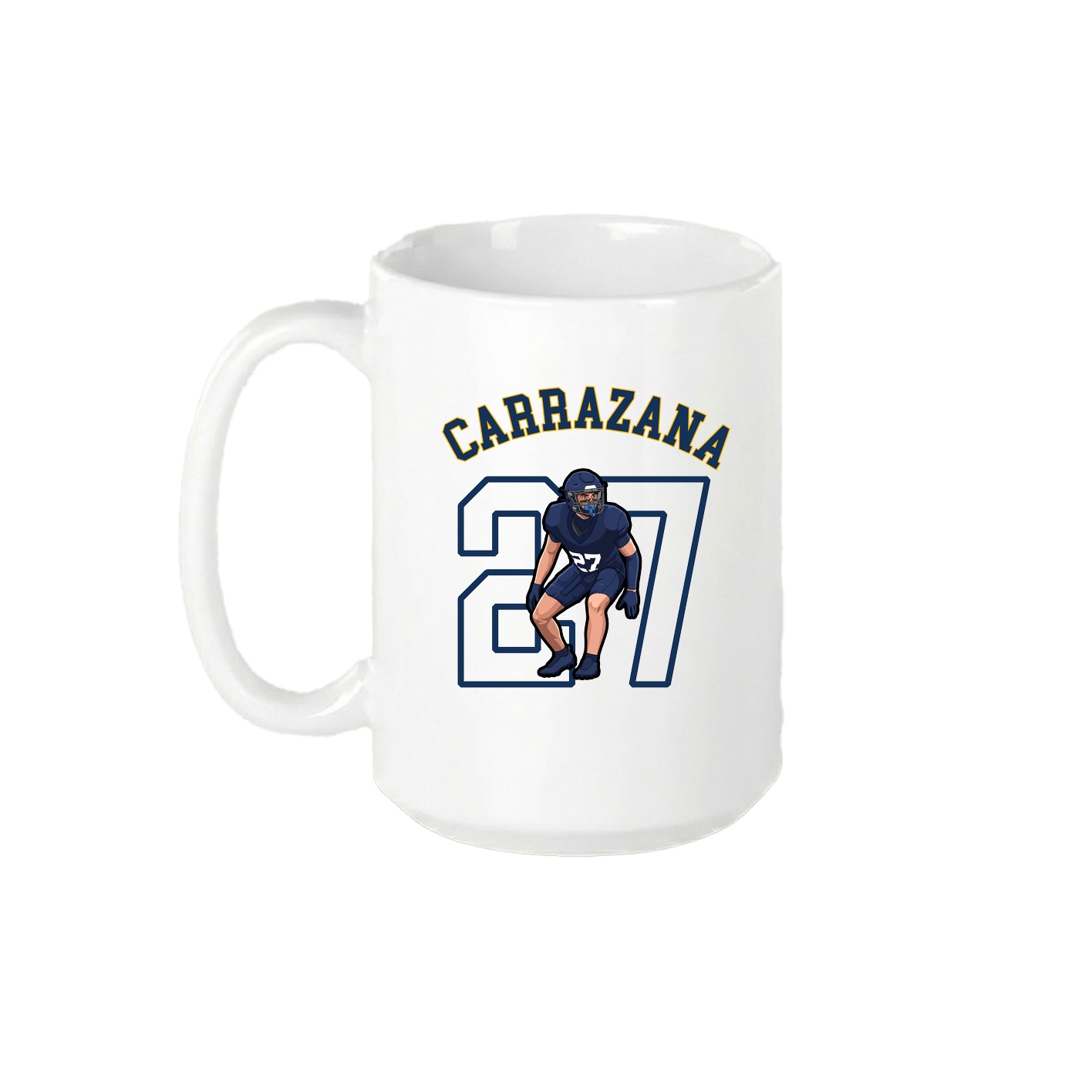 15oz Coffee Mug — Shirsey Arch in White