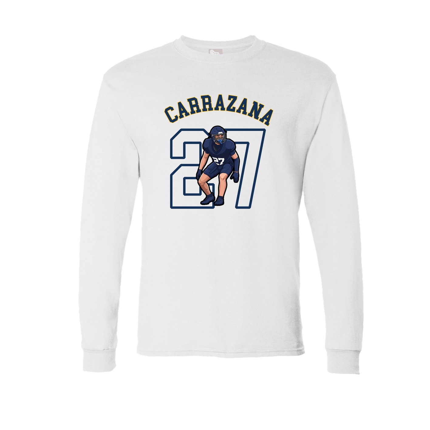 Long Sleeve Tee — Shirsey Arch in White