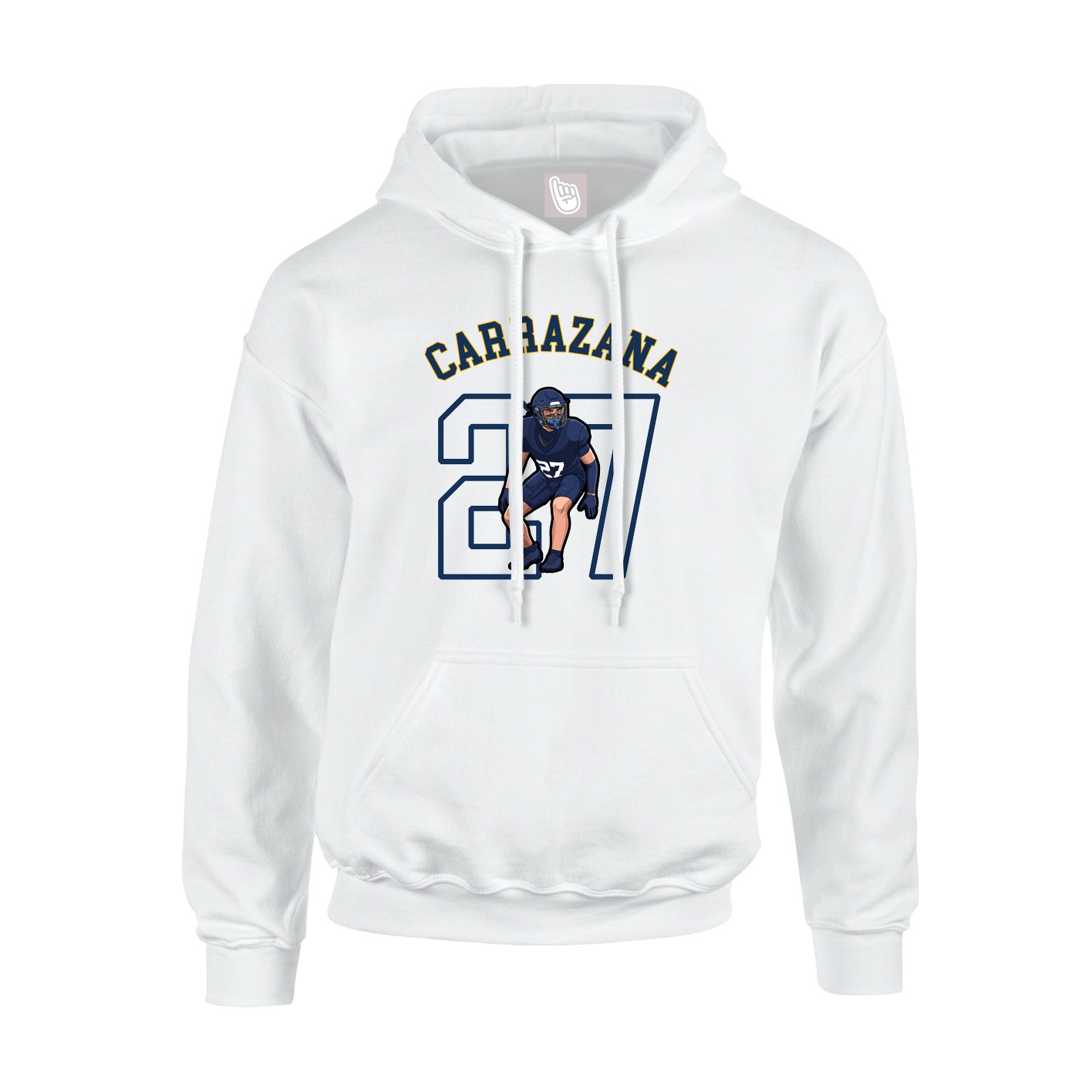 Hoodie — Shirsey Arch in White