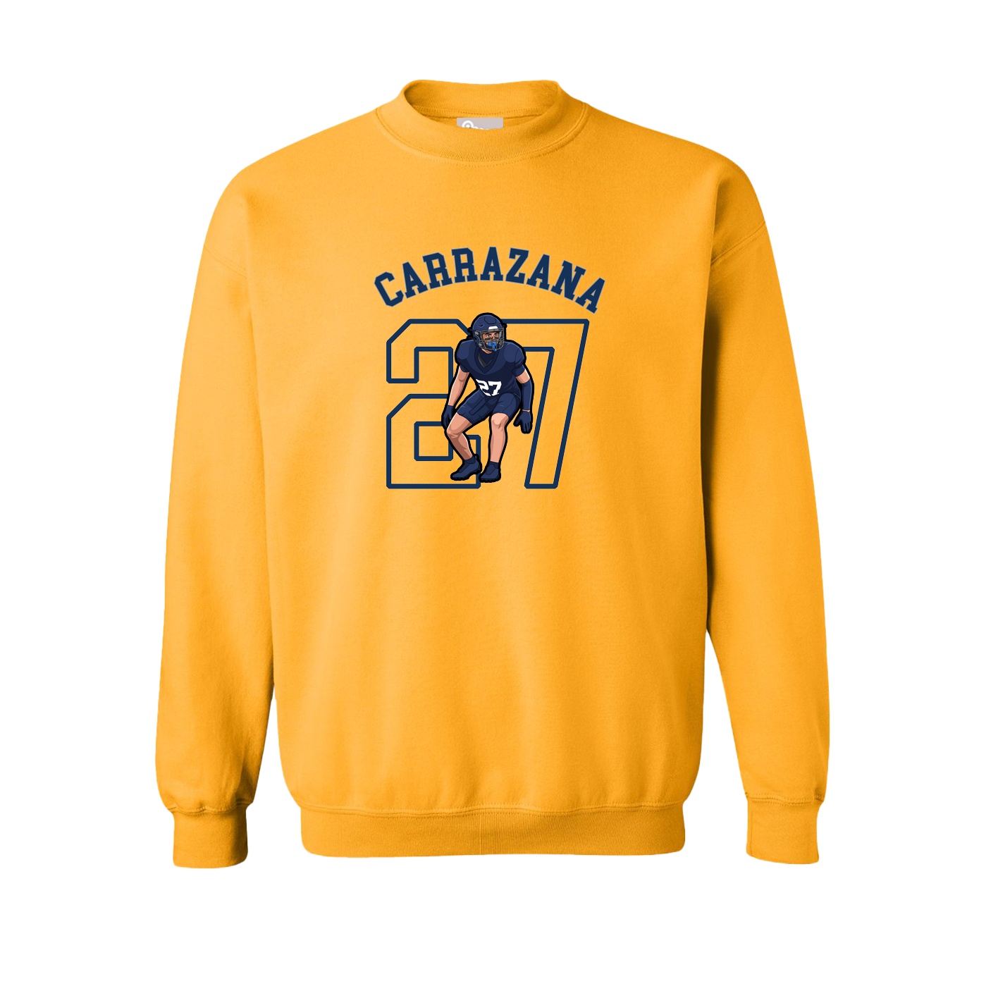 Fleece Crew — Shirsey Arch in Gold