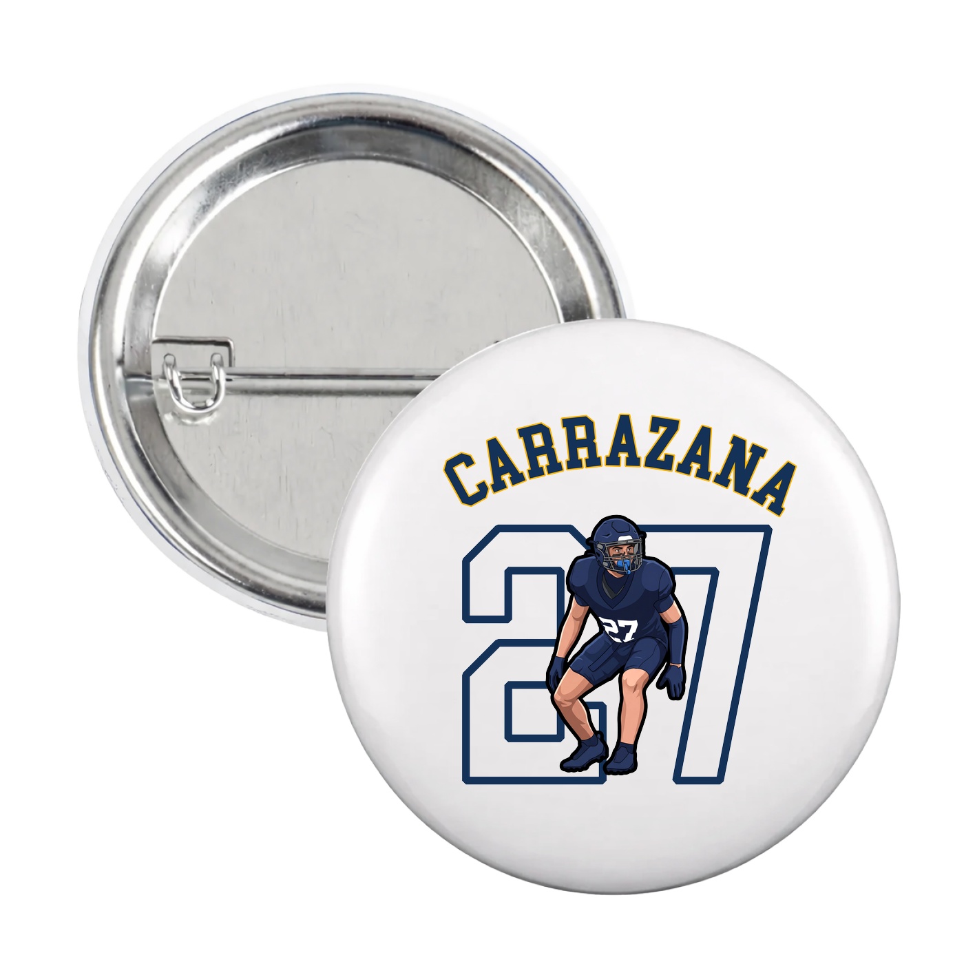 Game Day Button — Shirsey Arch in White