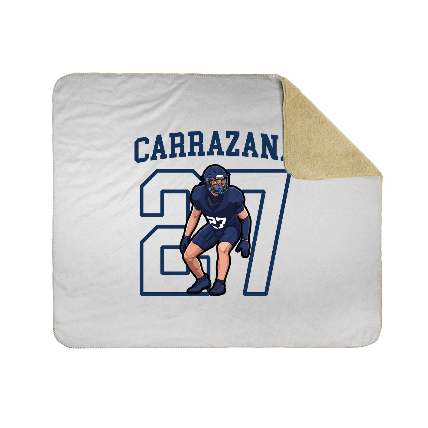 Throw Blanket — Shirsey in White
