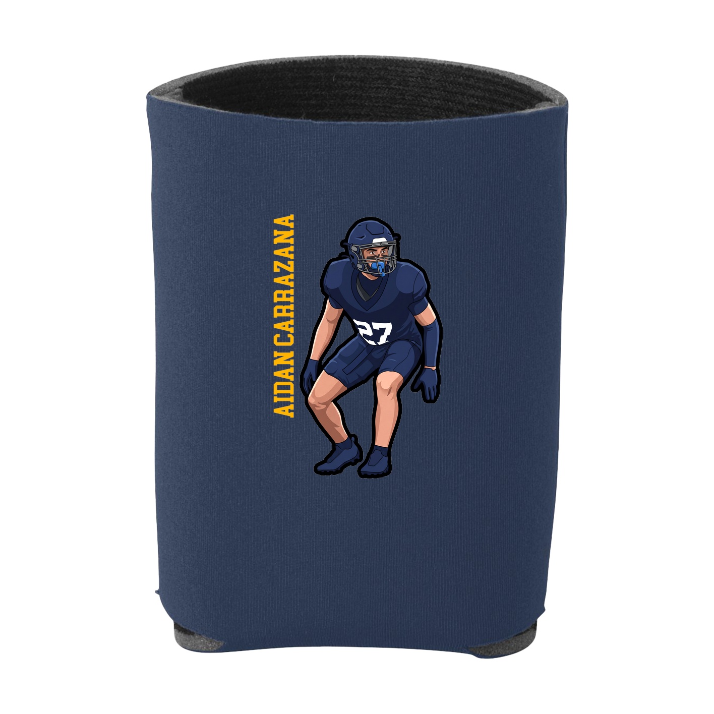 Can Holder — Name Vertical in Navy