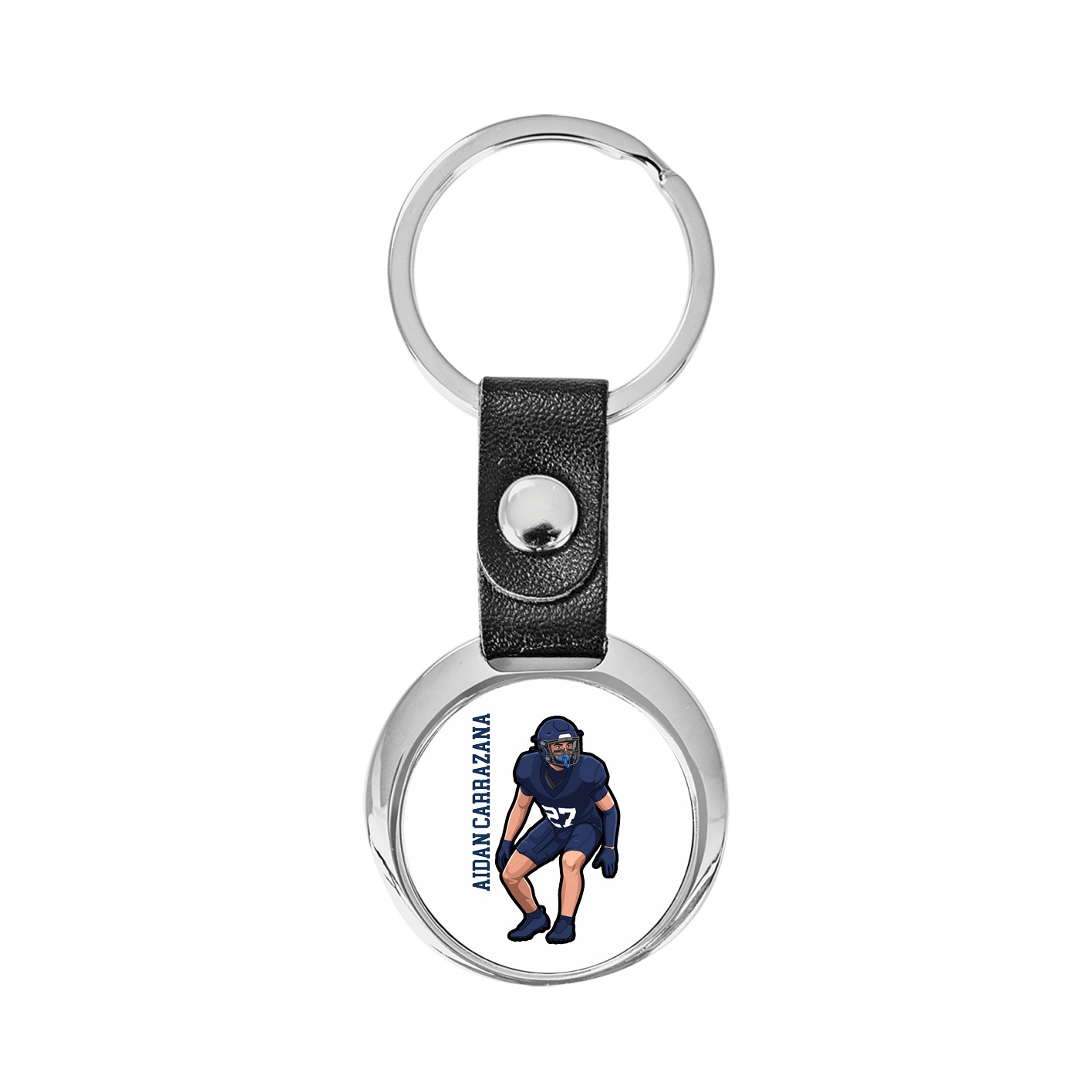 Key Chain — Name Vertical in Classic