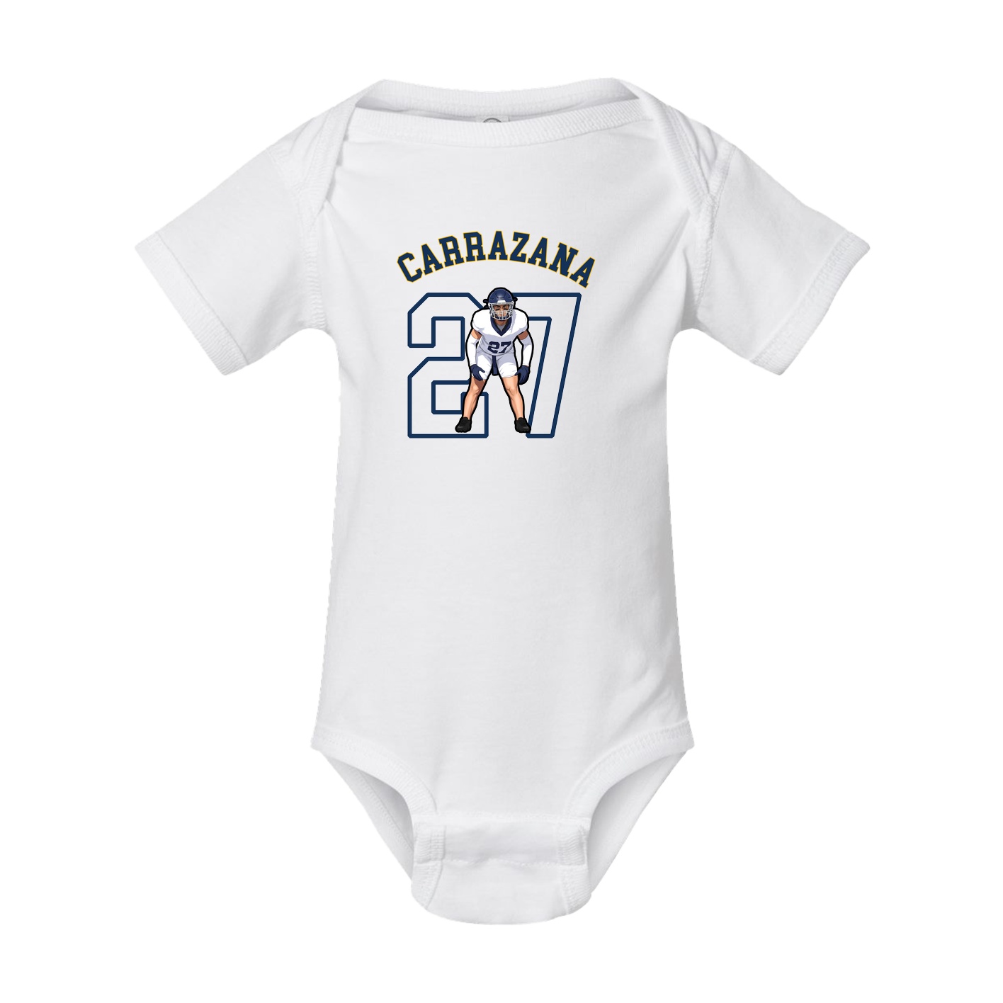 Baby Onesie — Shirsey Arch in White