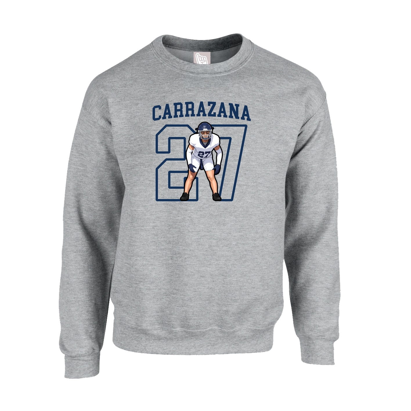 Fleece Crew — Shirsey in Grey