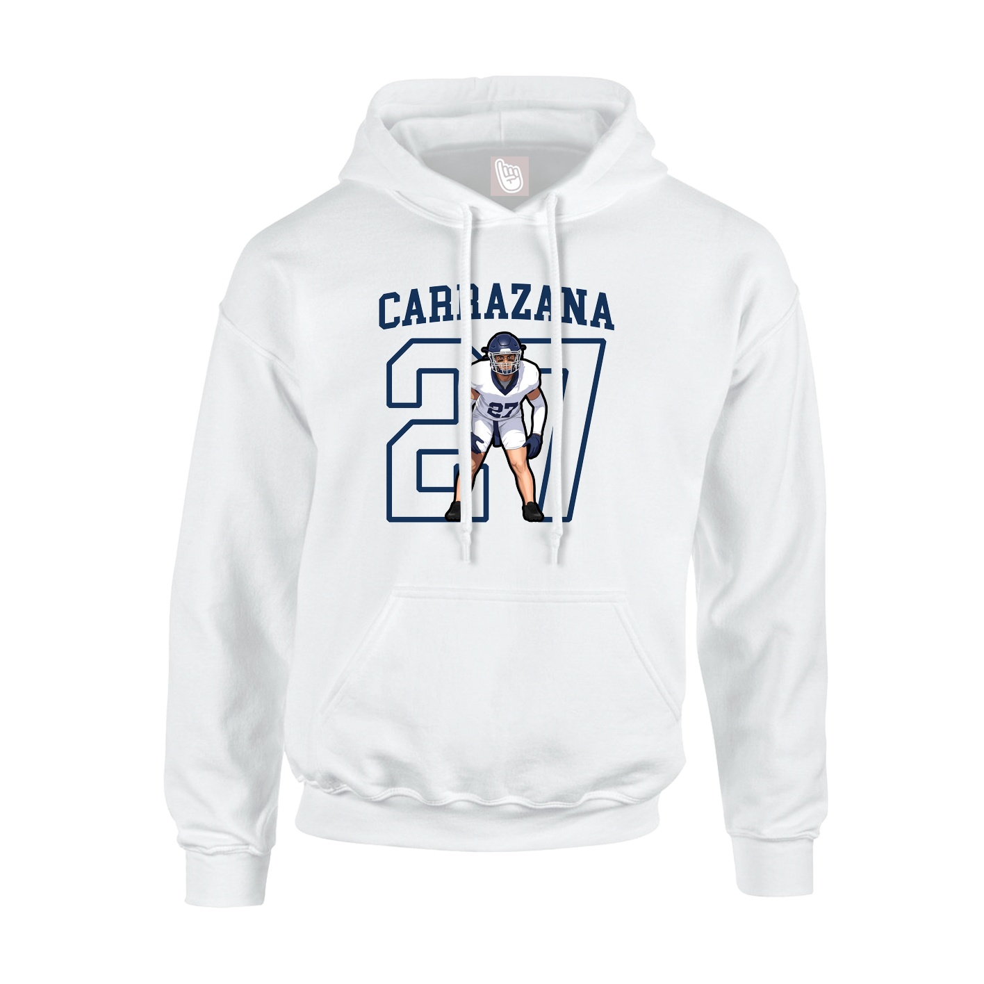Youth Hoodie — Shirsey in White