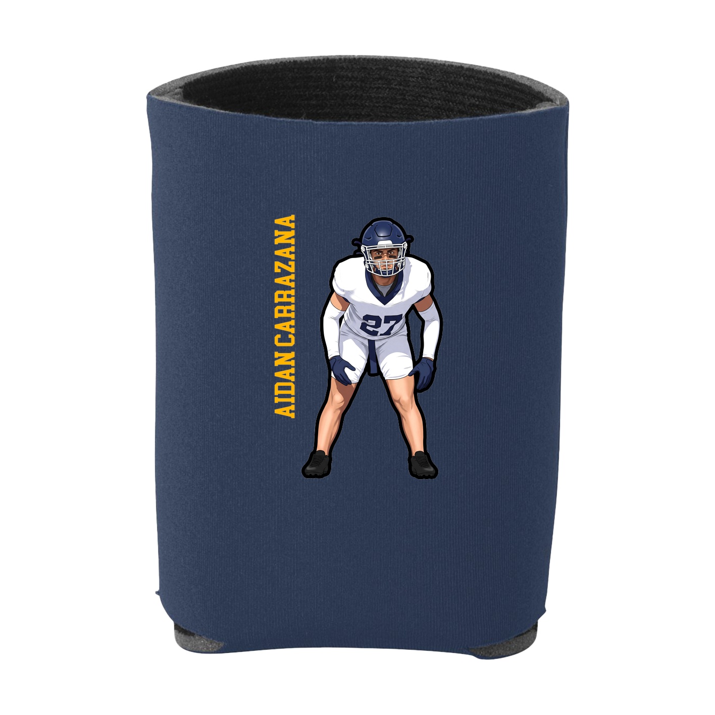 Can Holder — Name Vertical in Navy