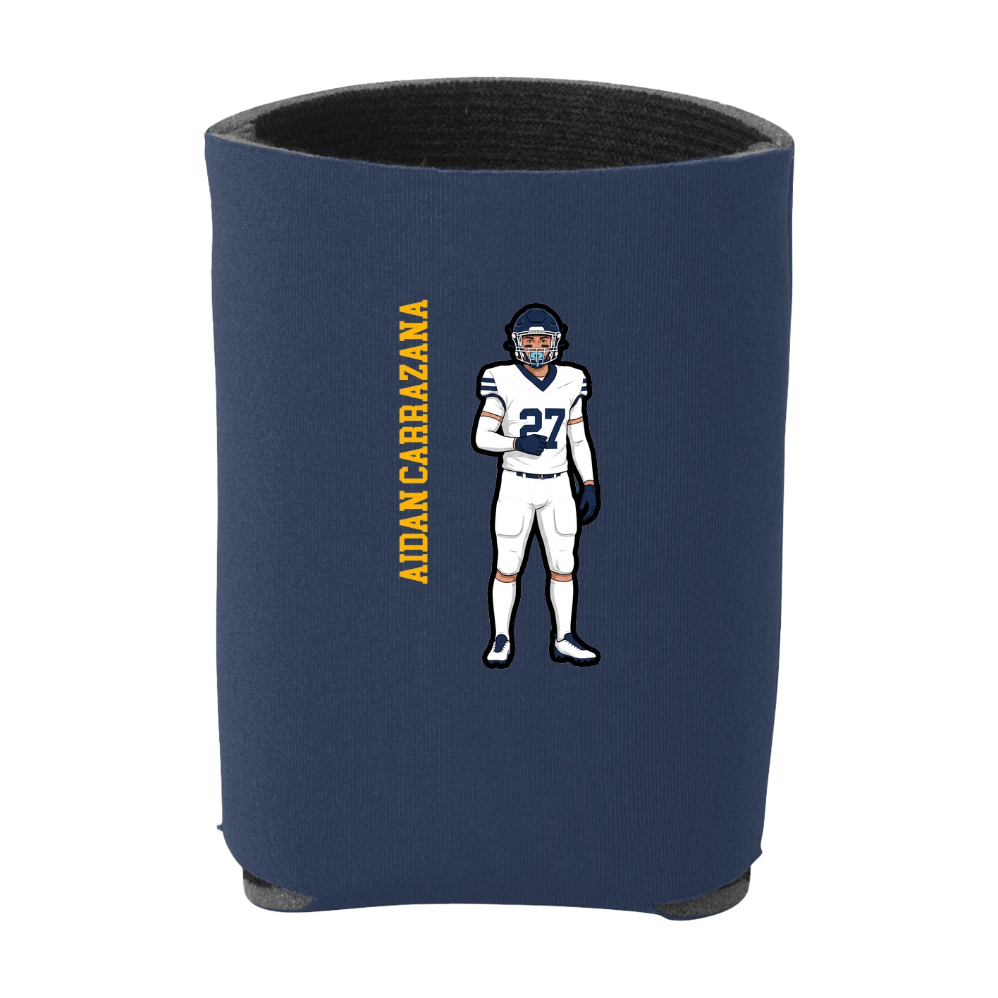 Can Holder — Name Vertical in Navy