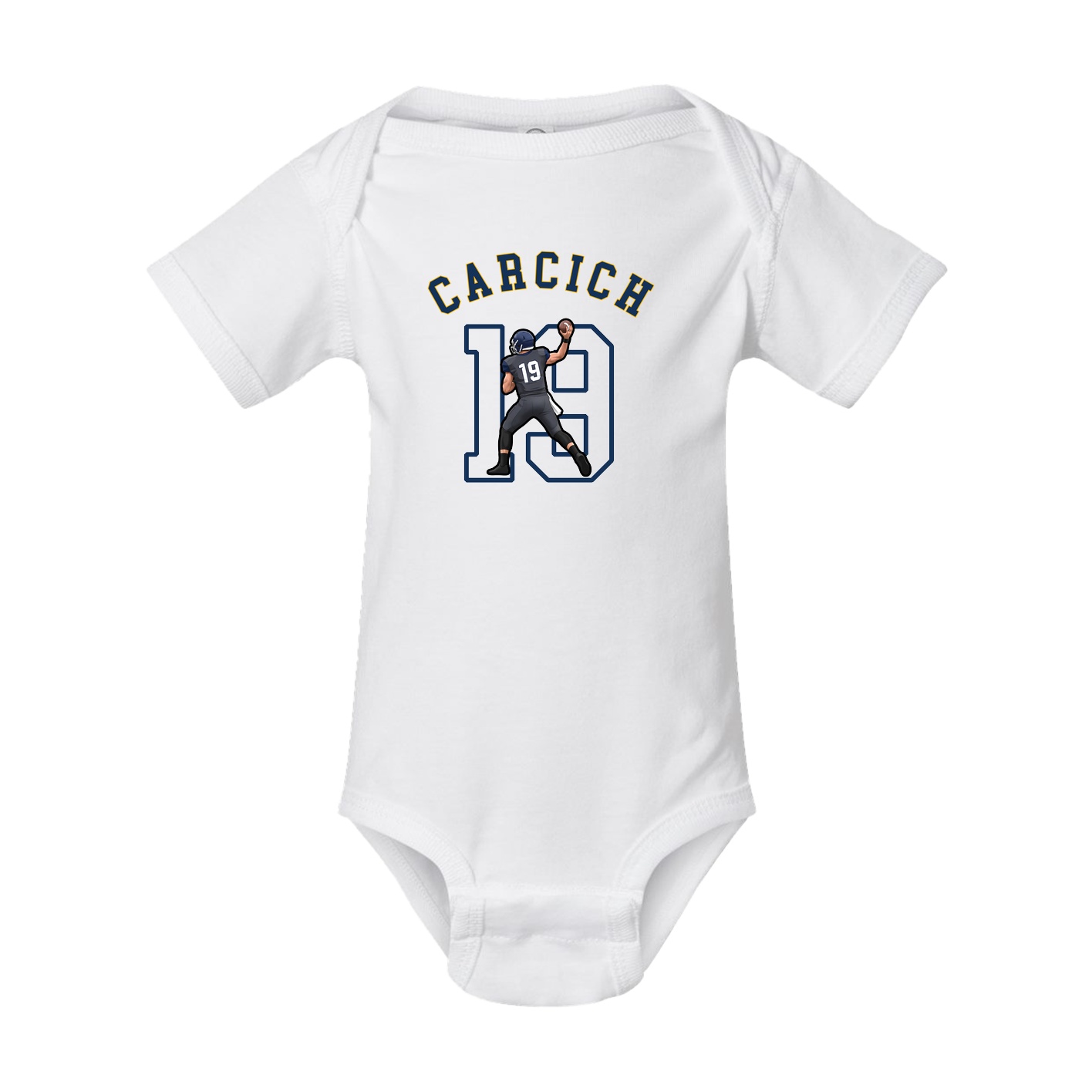 Baby Onesie — Shirsey Arch in White