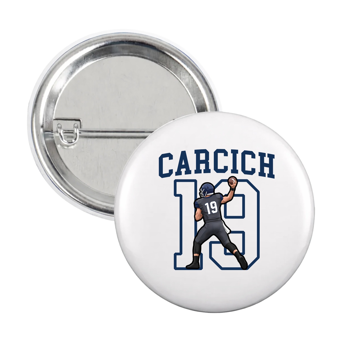 Game Day Button — Shirsey in White