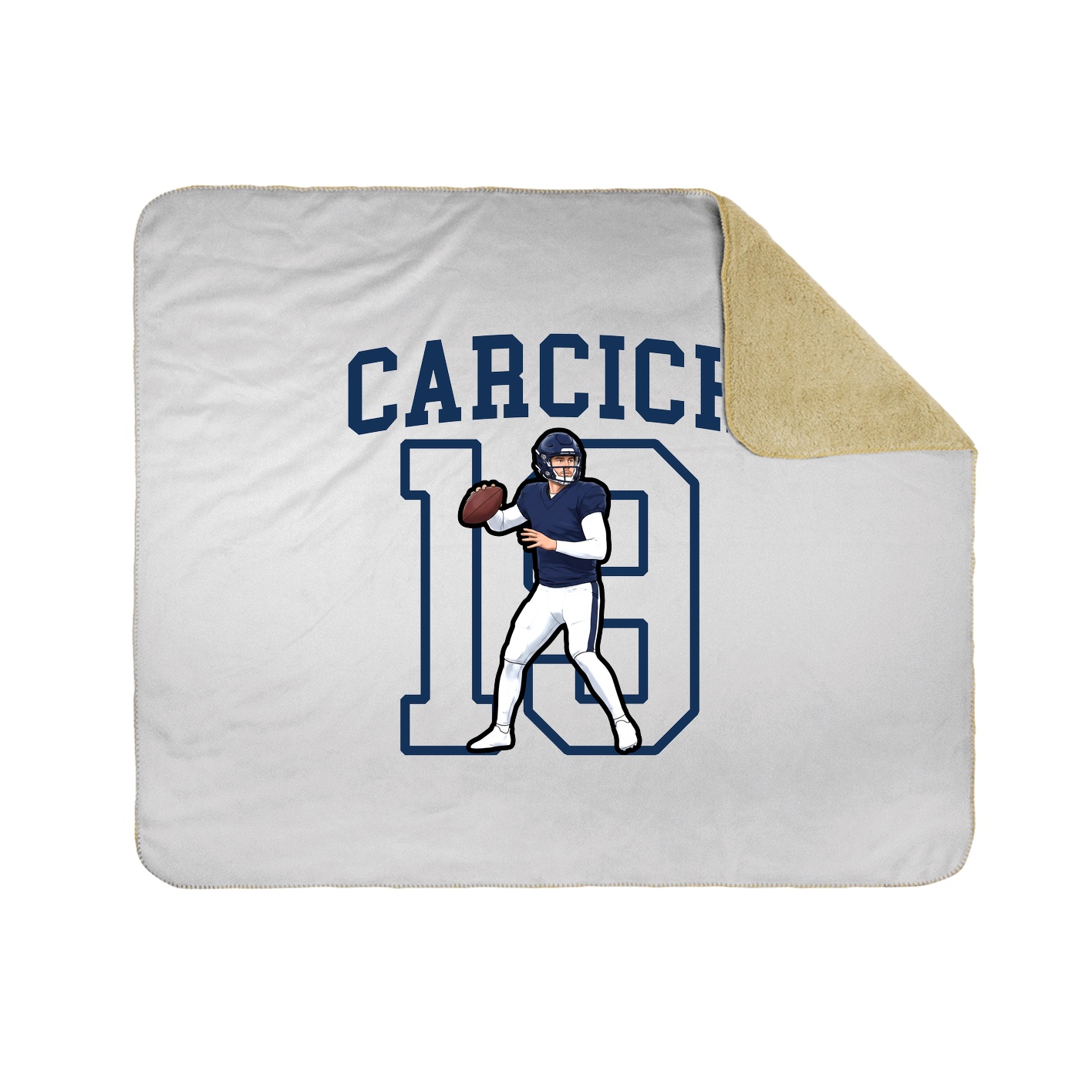 Throw Blanket — Shirsey in White