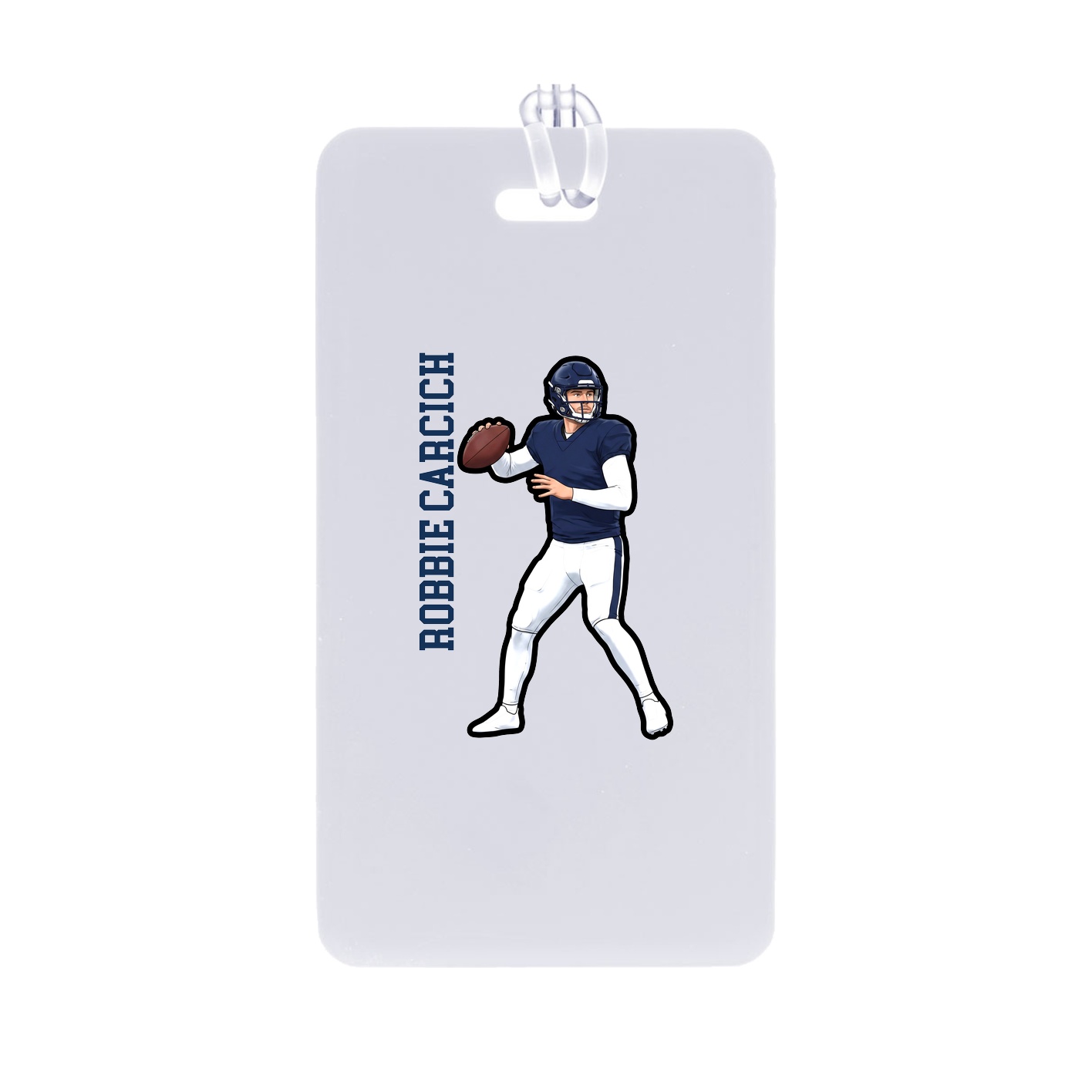 Bag Tag — Name Vertical in Classic