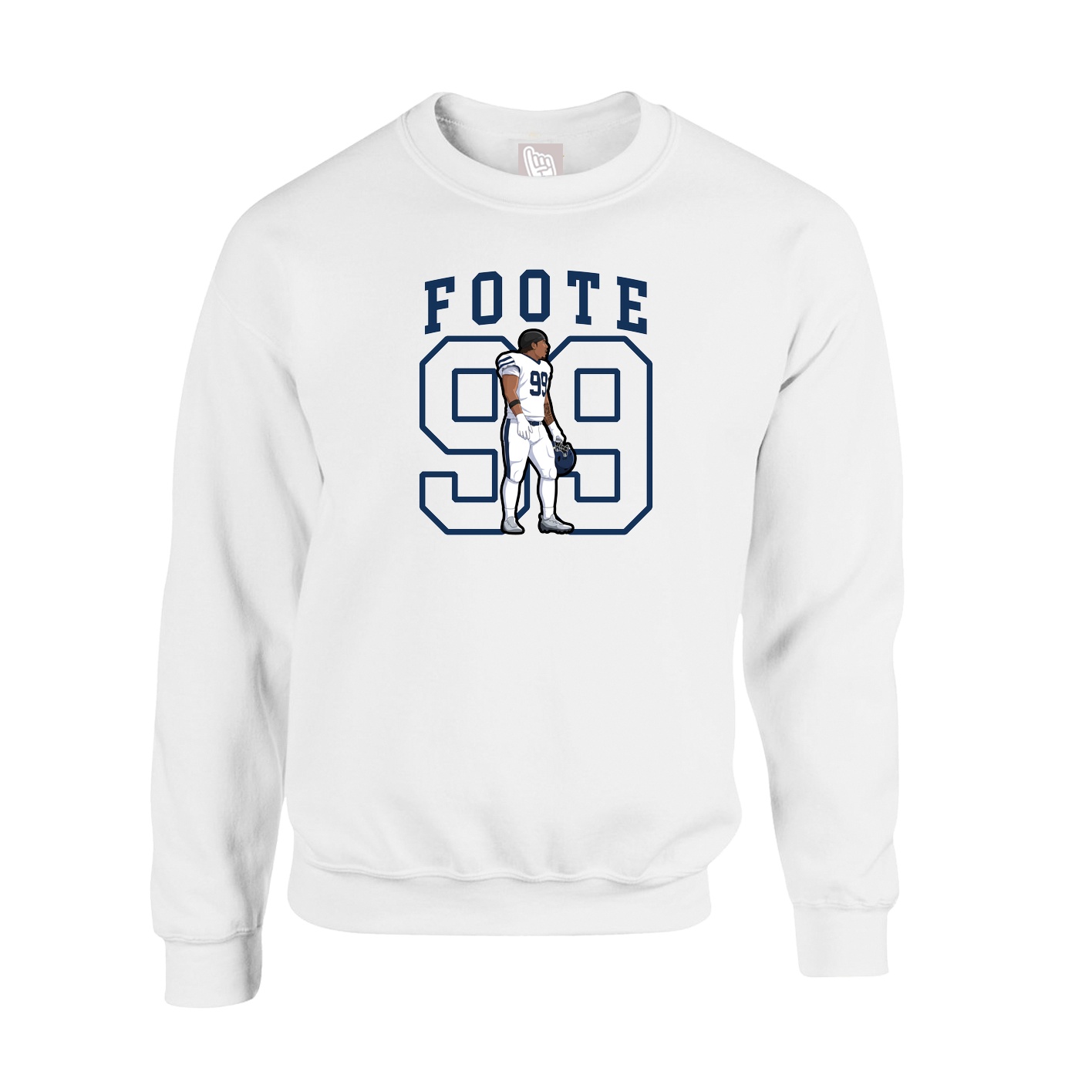 Fleece Crew — Shirsey in White