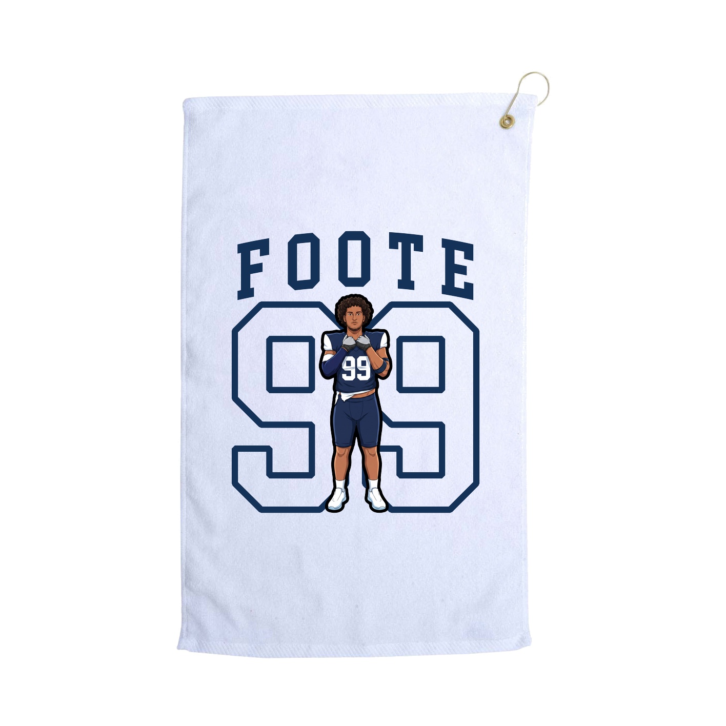 Golf Towel — Shirsey in White