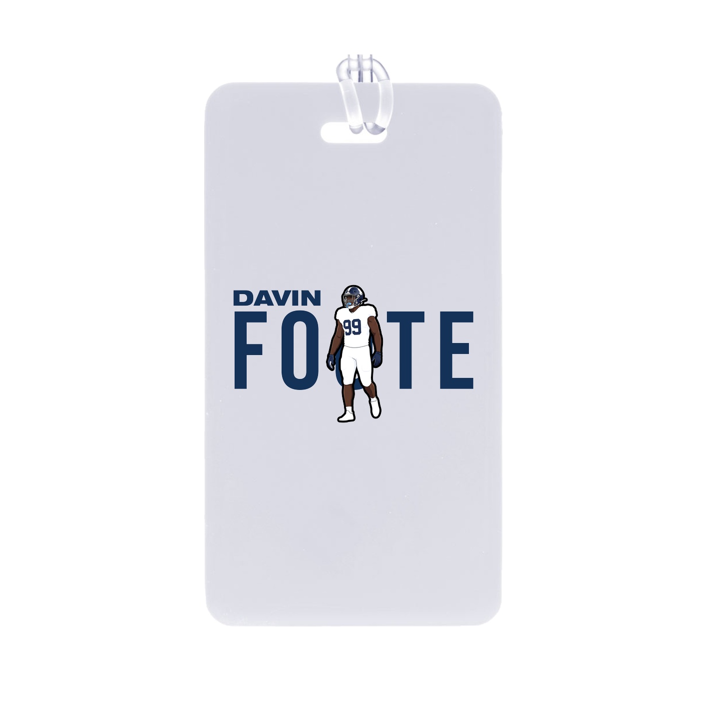 Bag Tag — Player Name in Classic