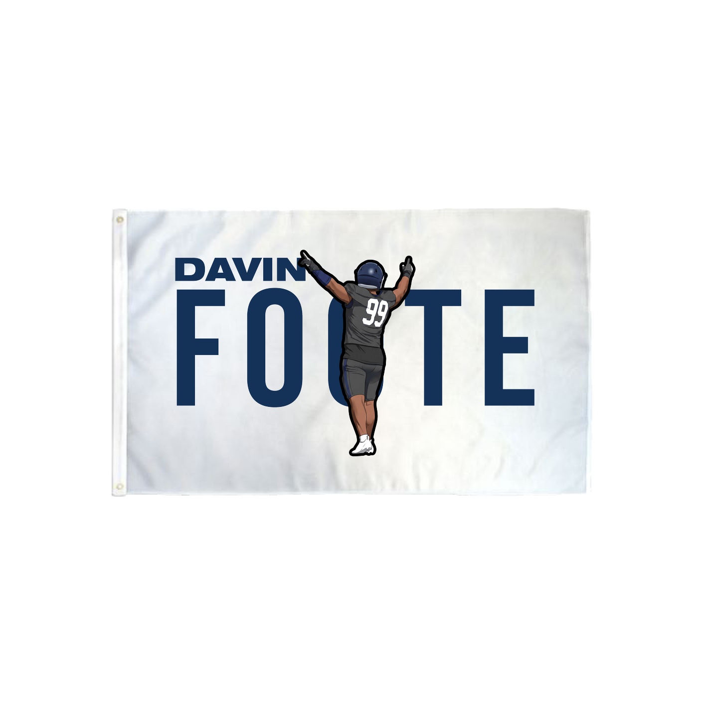3x5 Flag — Player Name in Classic