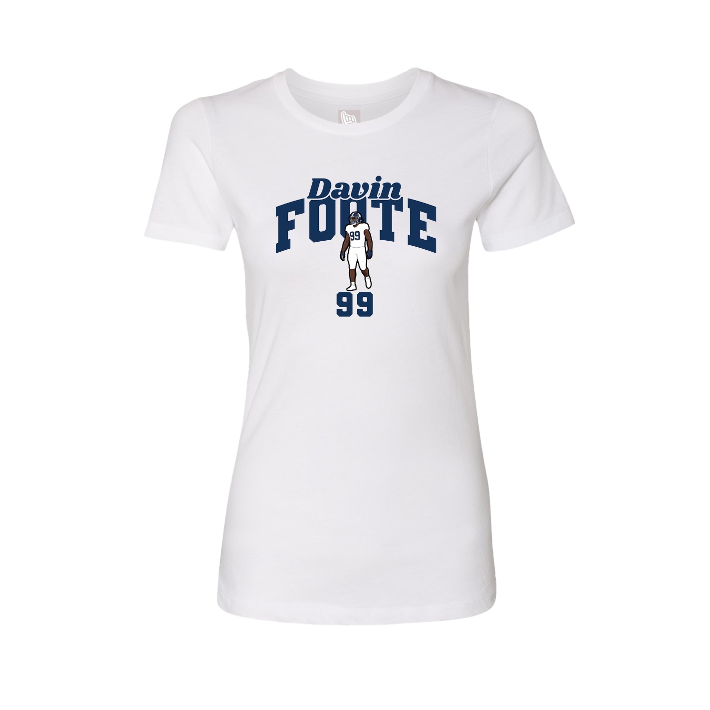 Womens Tee — Signature Arch in White