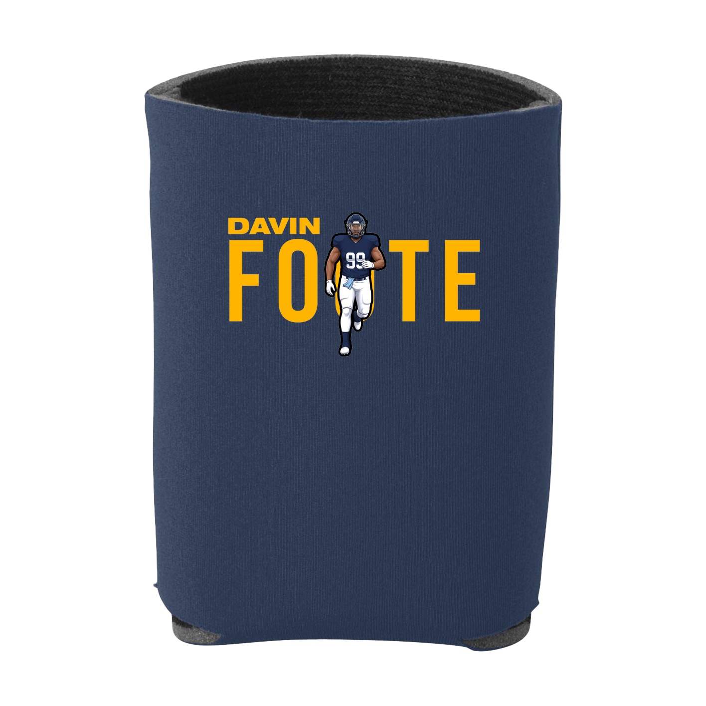 Can Holder — Player Name in Navy