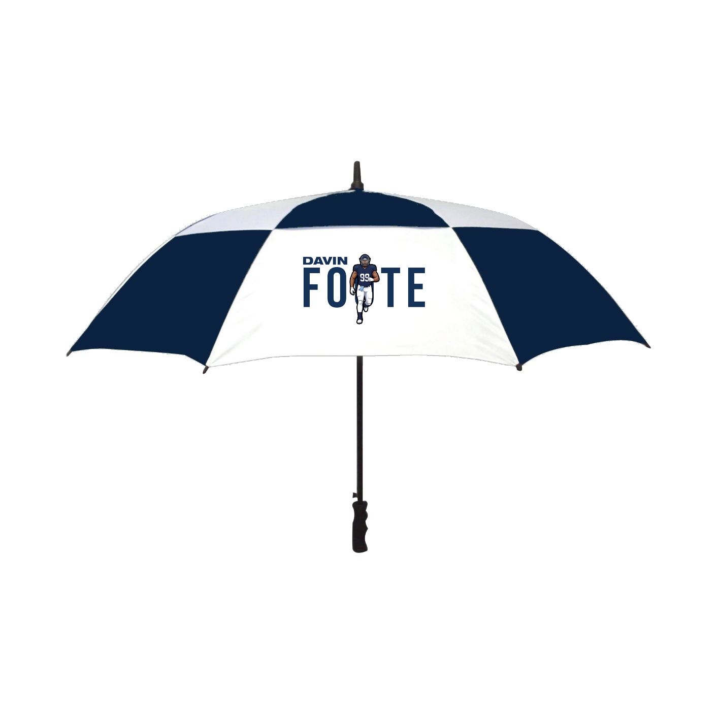 Golf Umbrella — Player Name in Navy