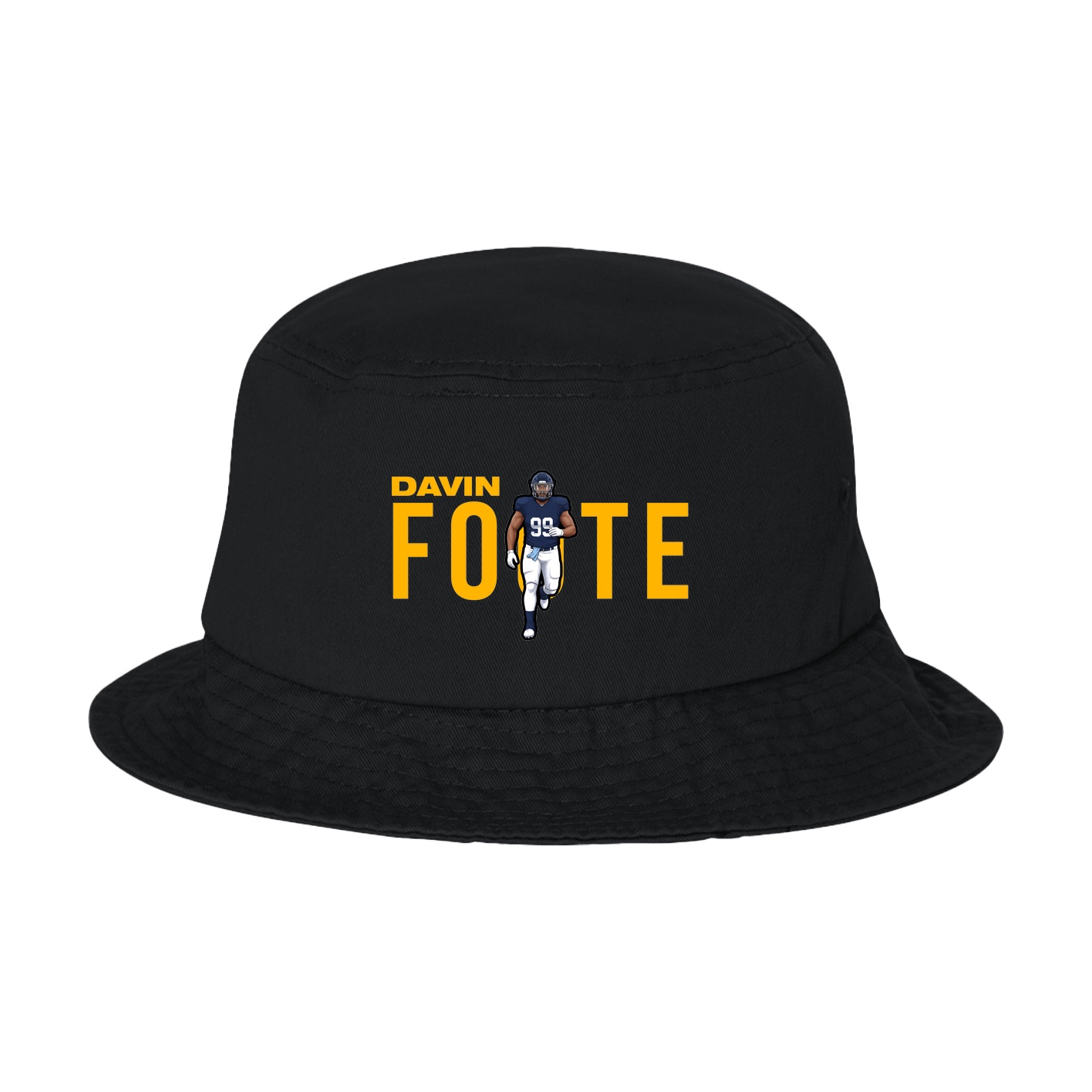 Bucket Cap — Player Name in Black