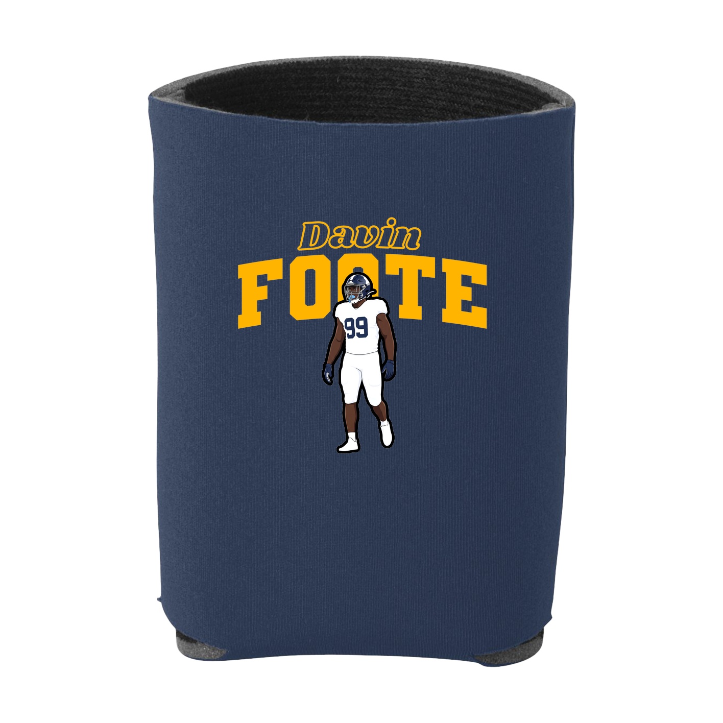 Can Holder — Name Arch in Navy