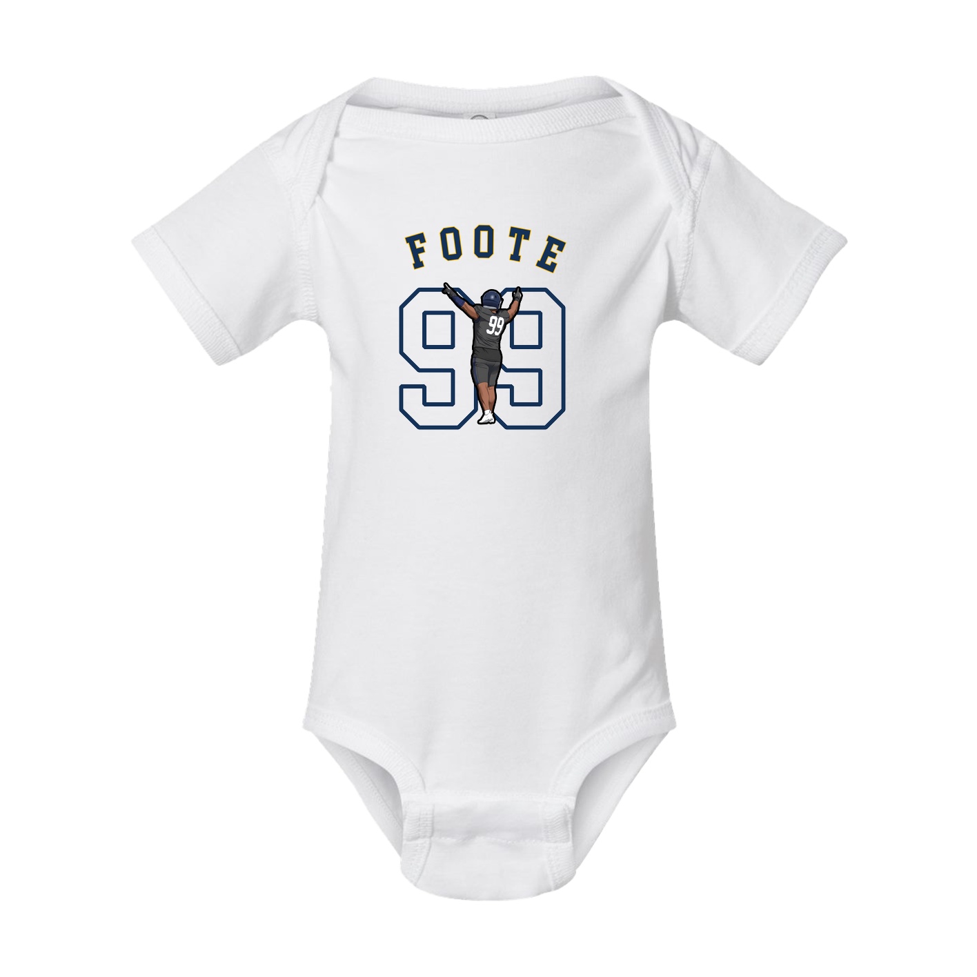 Baby Onesie — Shirsey Arch in White