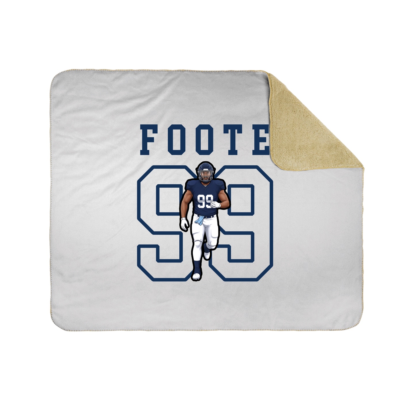 Throw Blanket — Shirsey in White