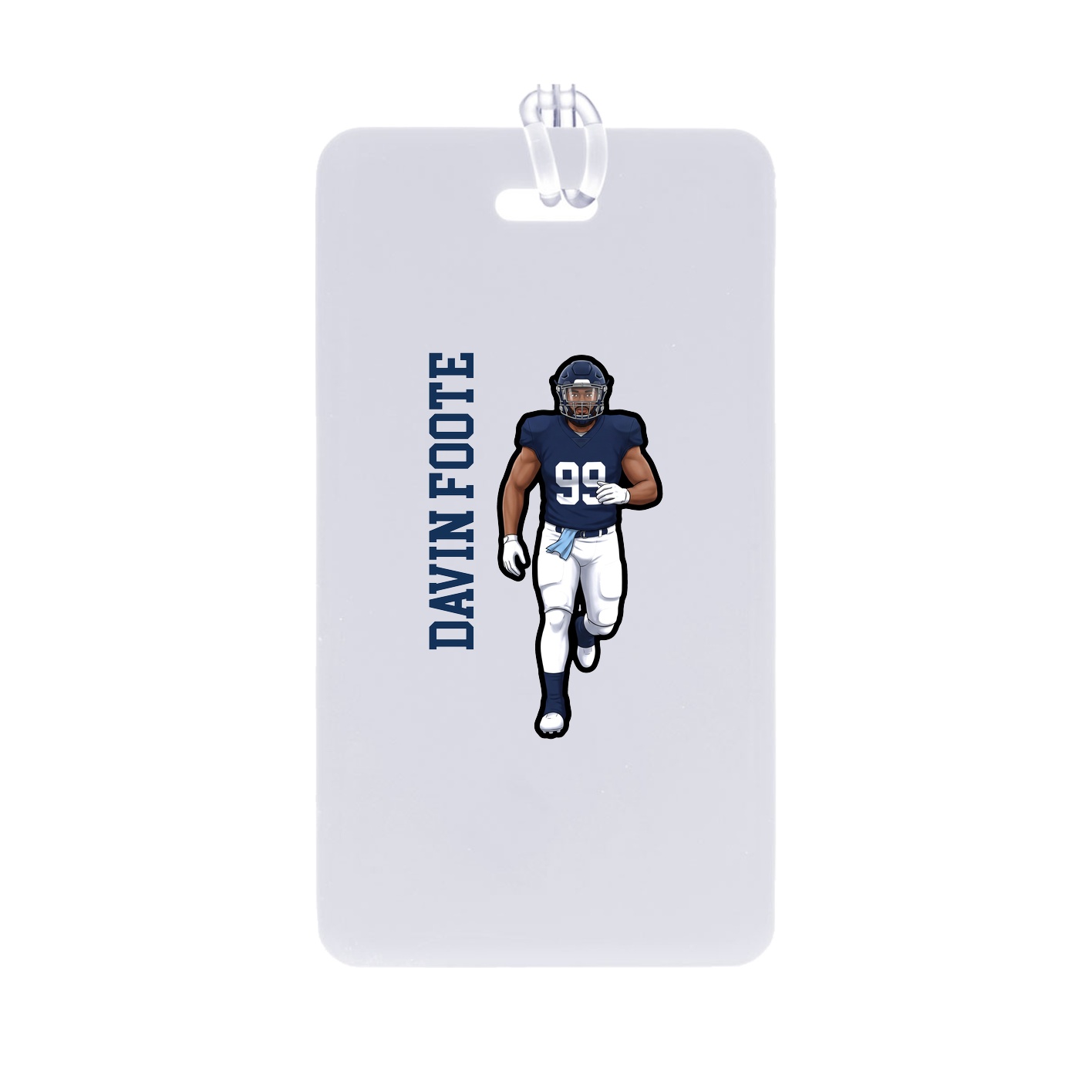 Bag Tag — Name Vertical in Classic
