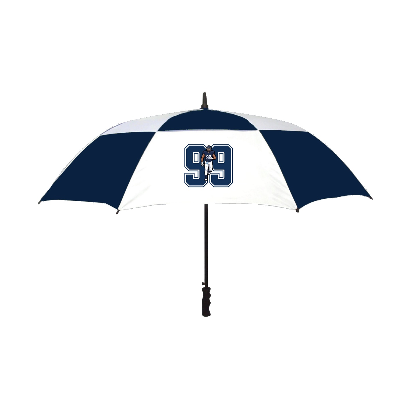 Golf Umbrella — Number in Navy
