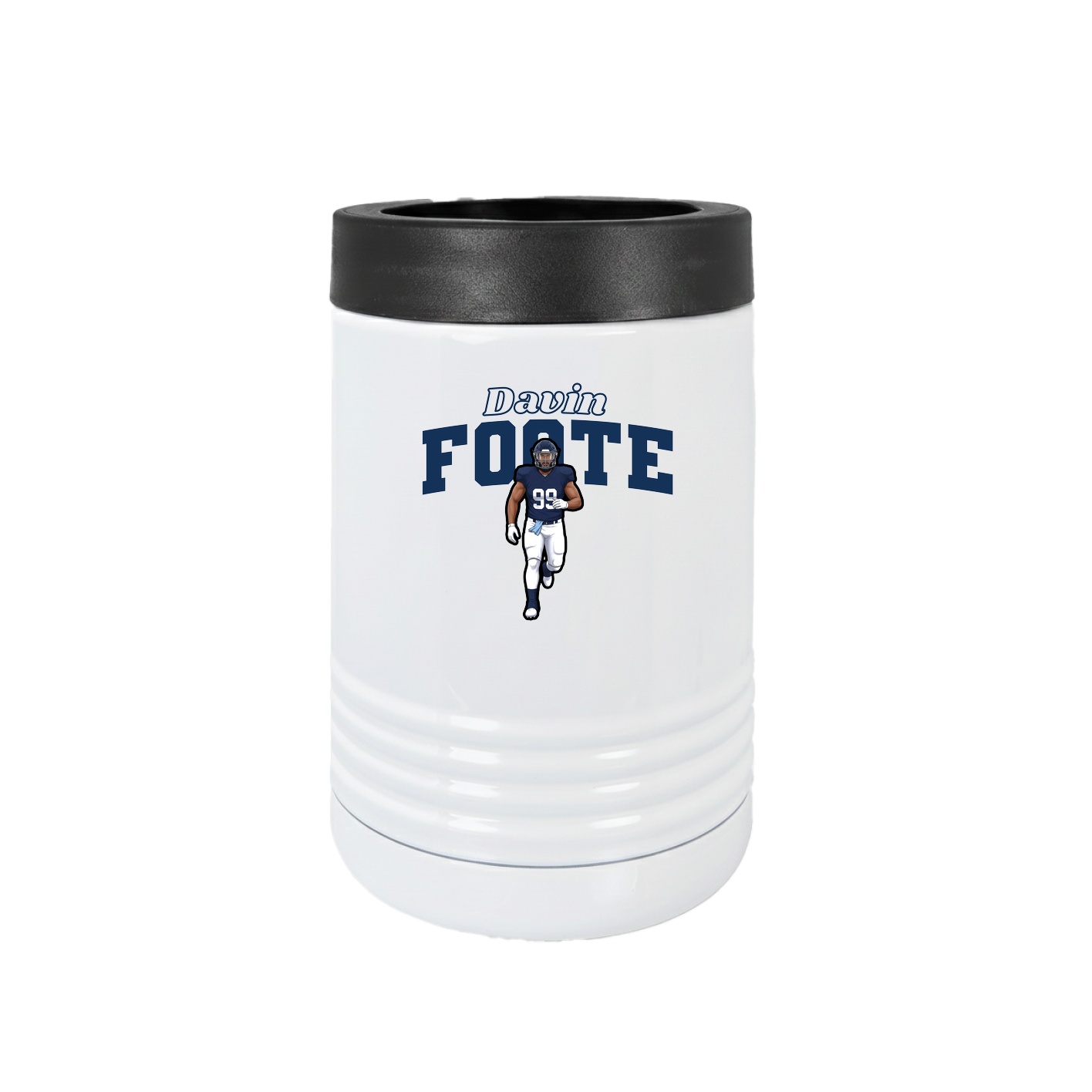Beverage Holder — Name Arch in White