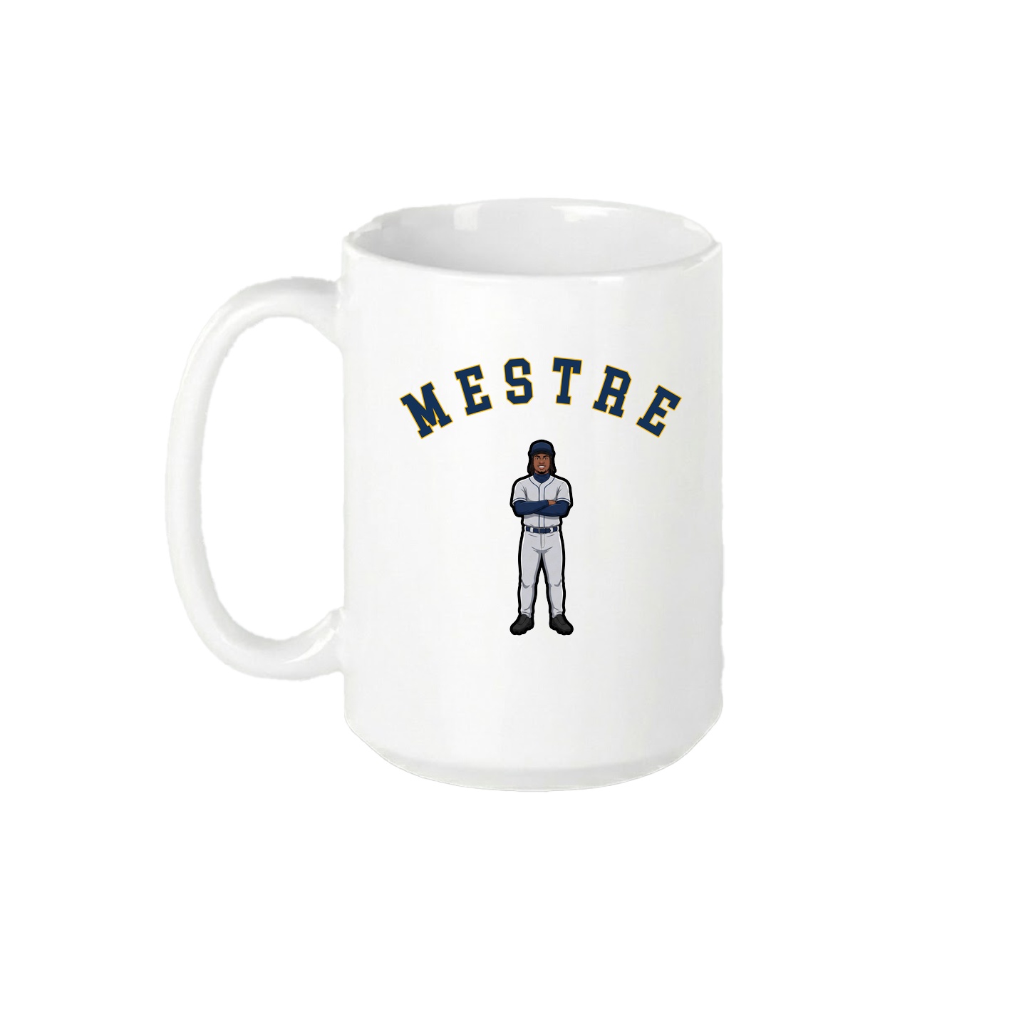 15oz Coffee Mug — Shirsey Arch in White
