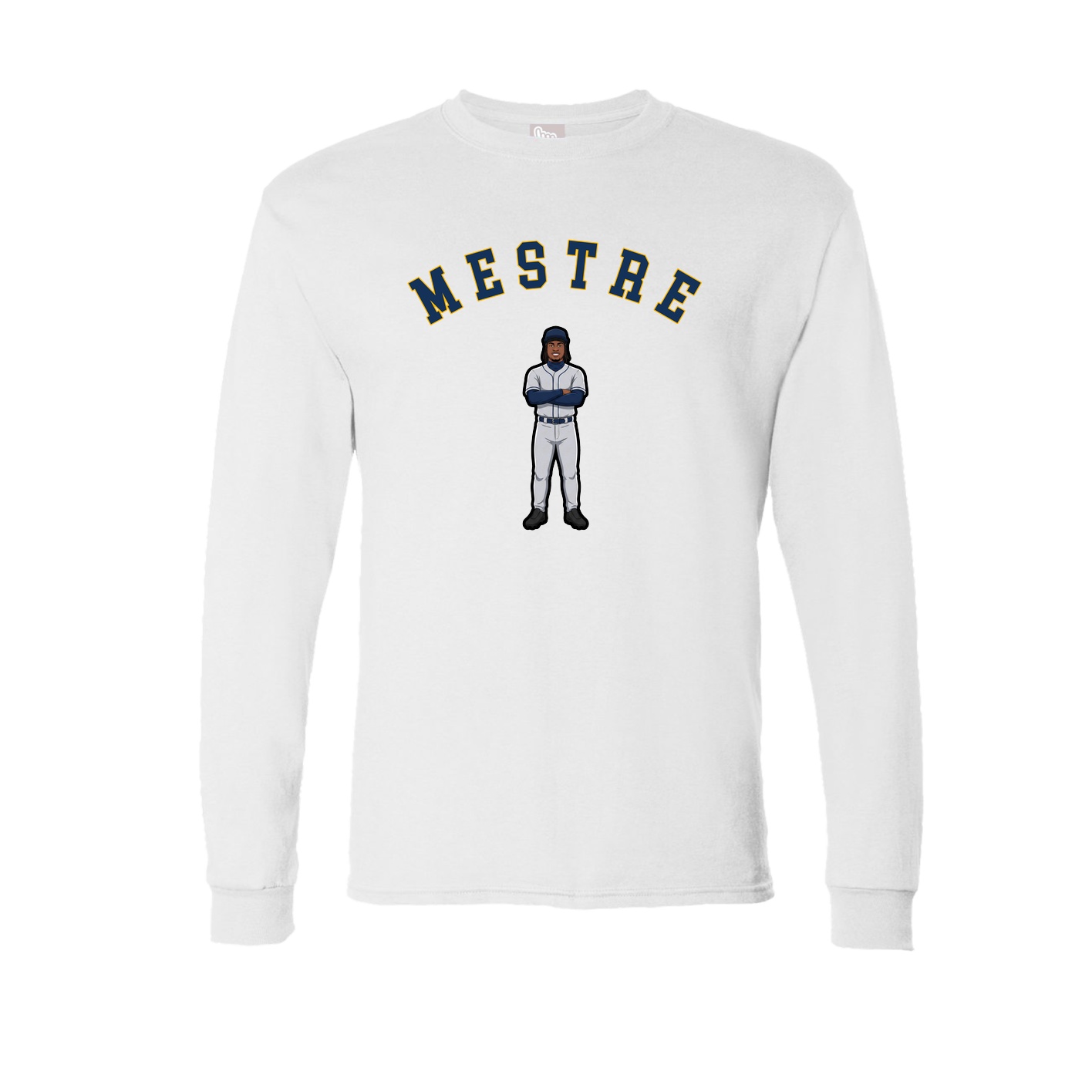 Long Sleeve Tee — Shirsey Arch in White