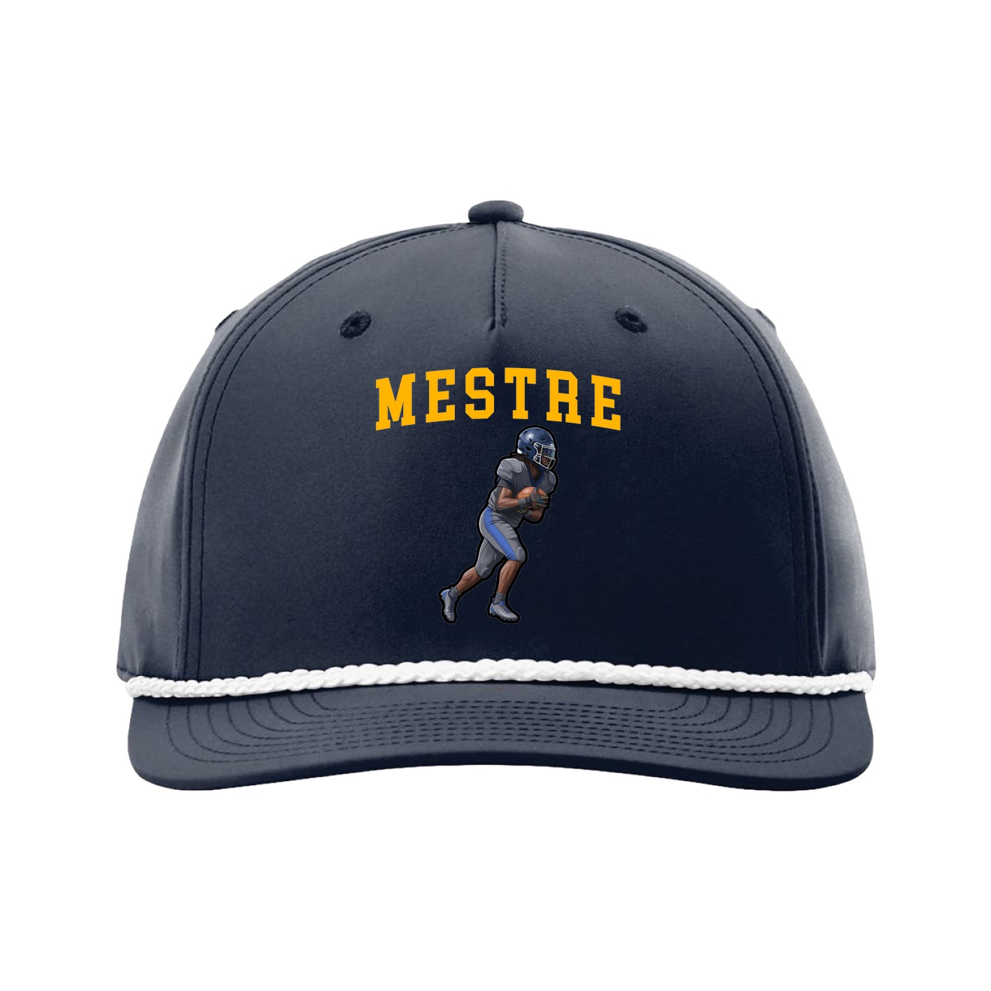 Five-Panel Classic Rope Cap — Shirsey in Navy