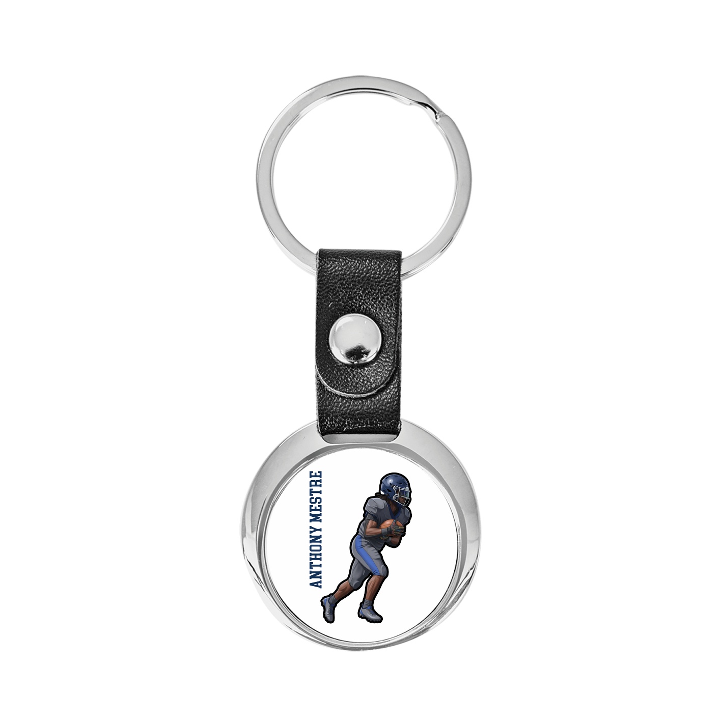 Key Chain — Name Vertical in Classic