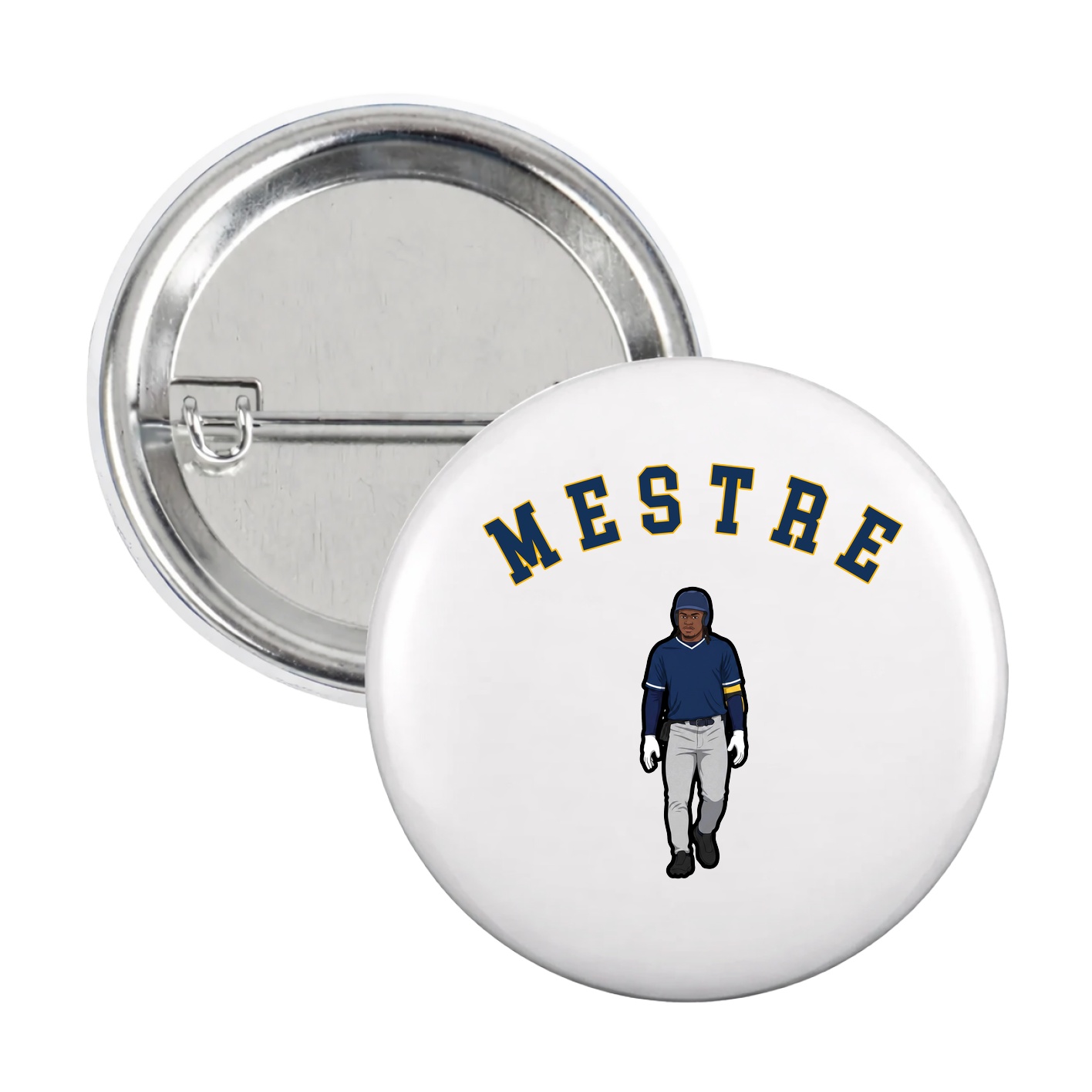 Game Day Button — Shirsey Arch in White