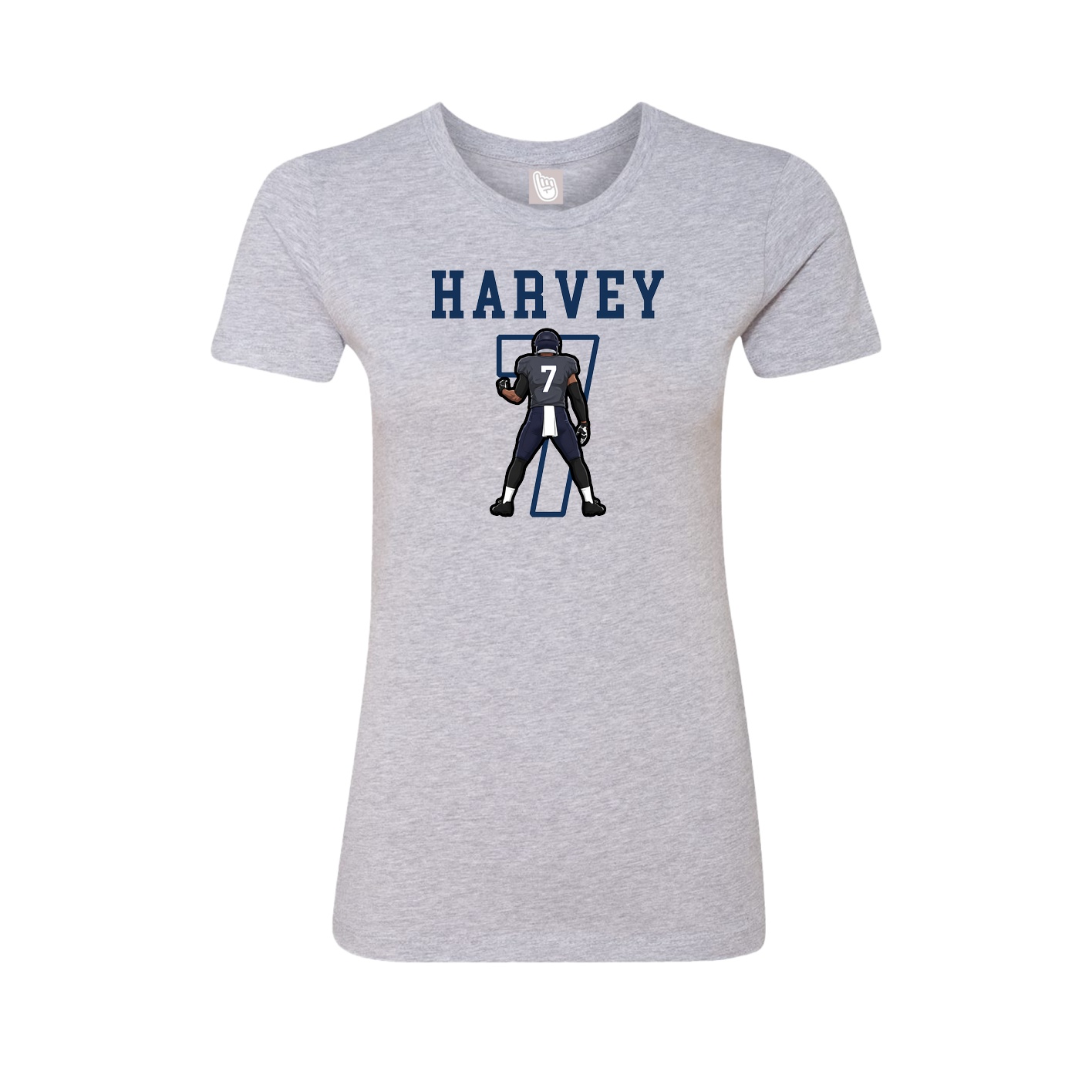 Fitted Women's Tee — Shirsey in Grey
