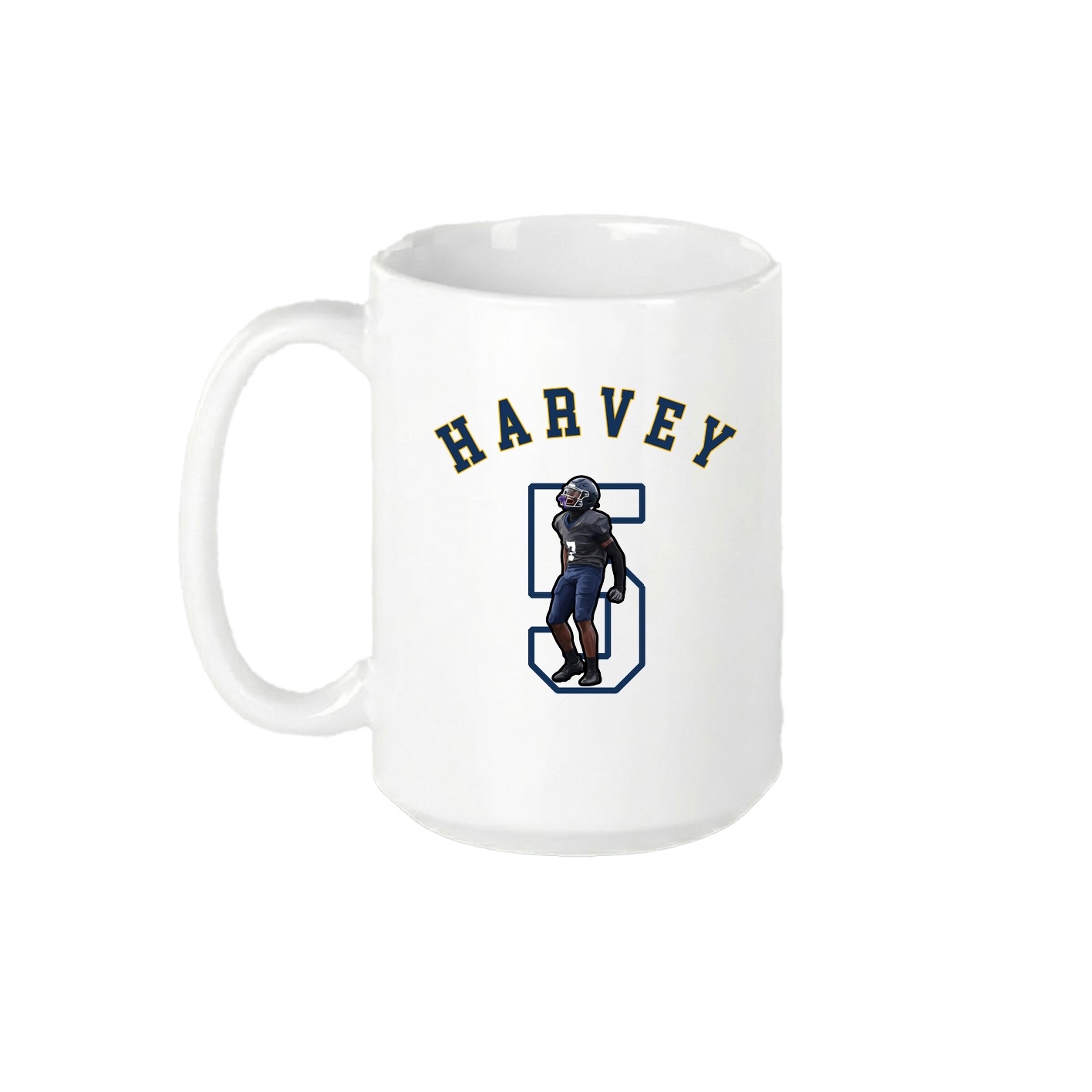 15oz Coffee Mug — Shirsey Arch in White