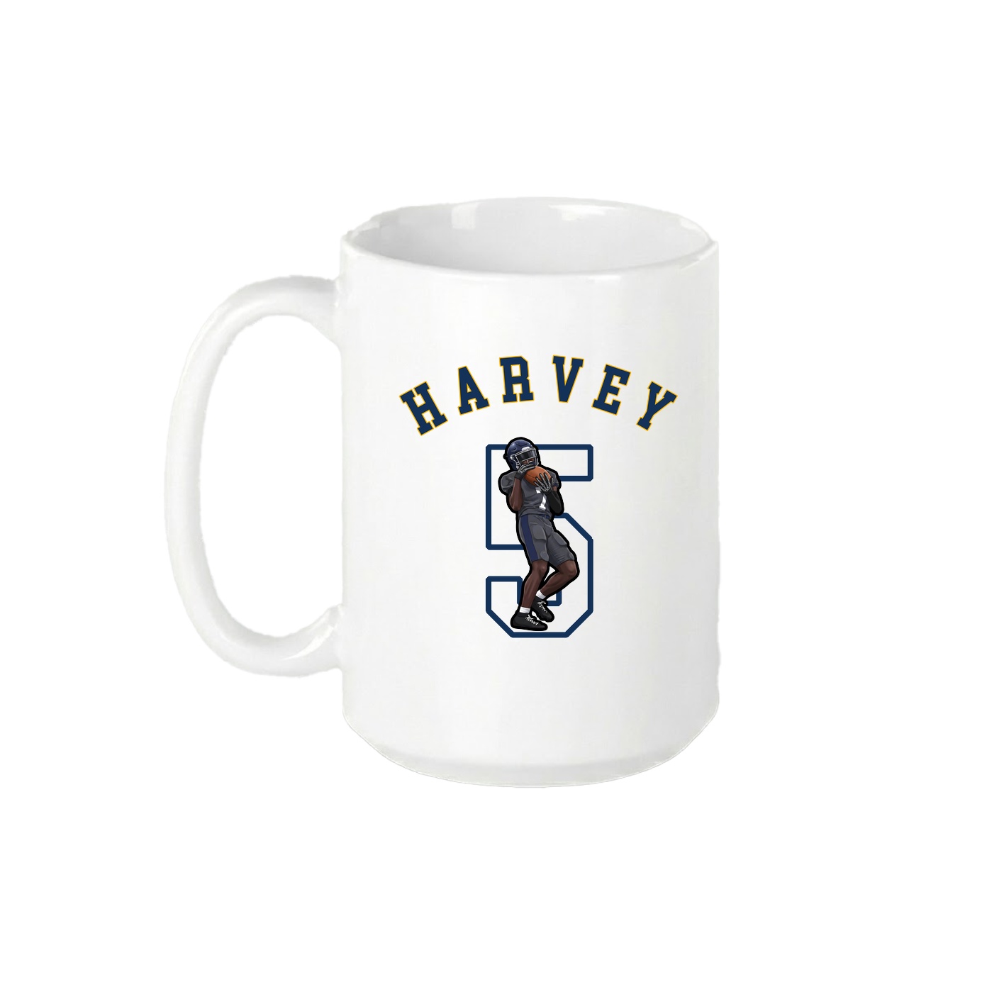 15oz Coffee Mug — Shirsey Arch in White