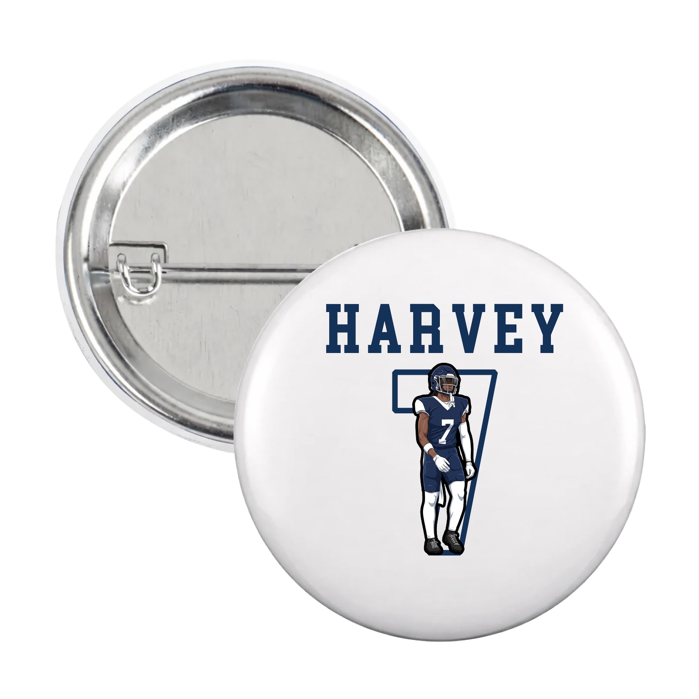Game Day Button — Shirsey in White