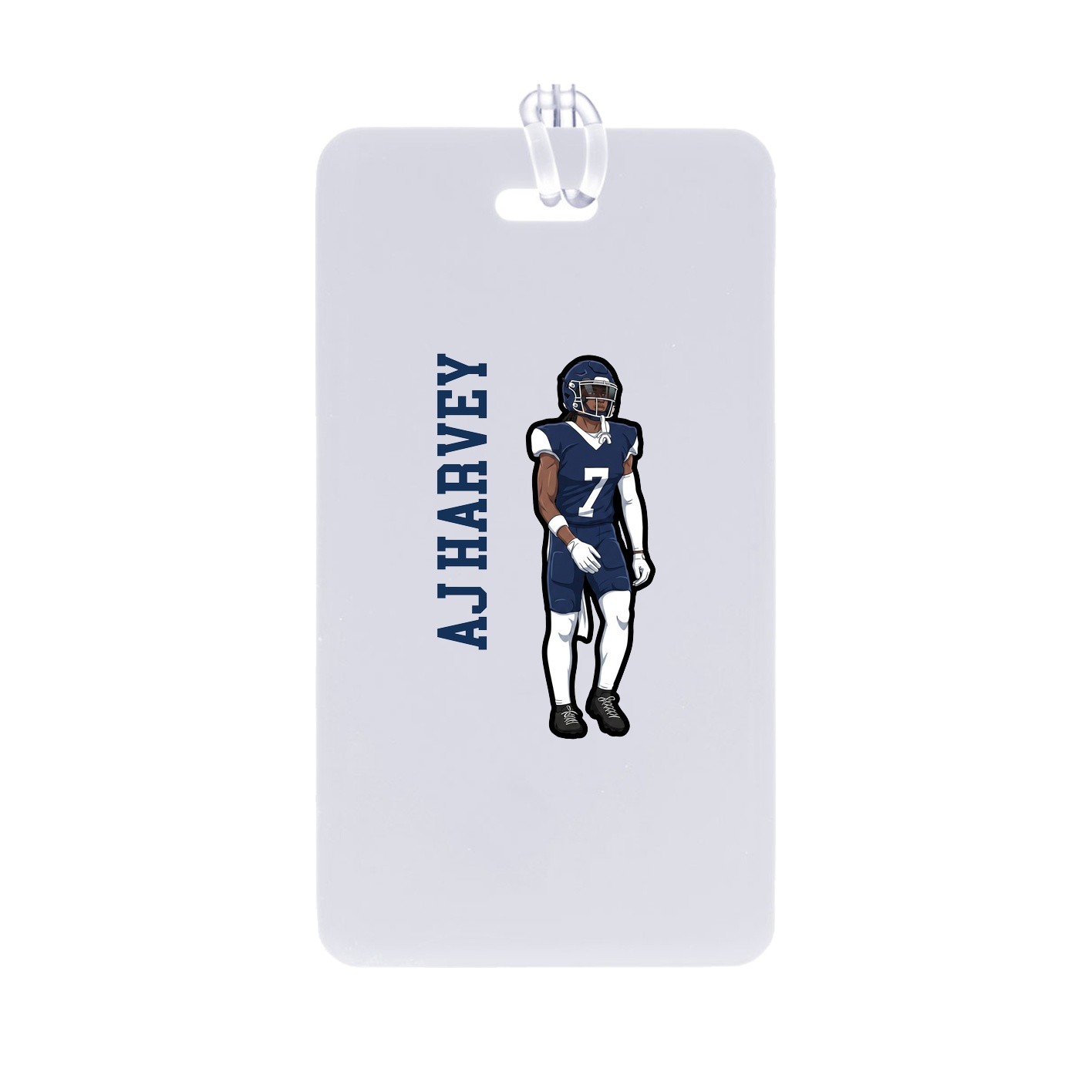 Bag Tag — Name Vertical in Classic