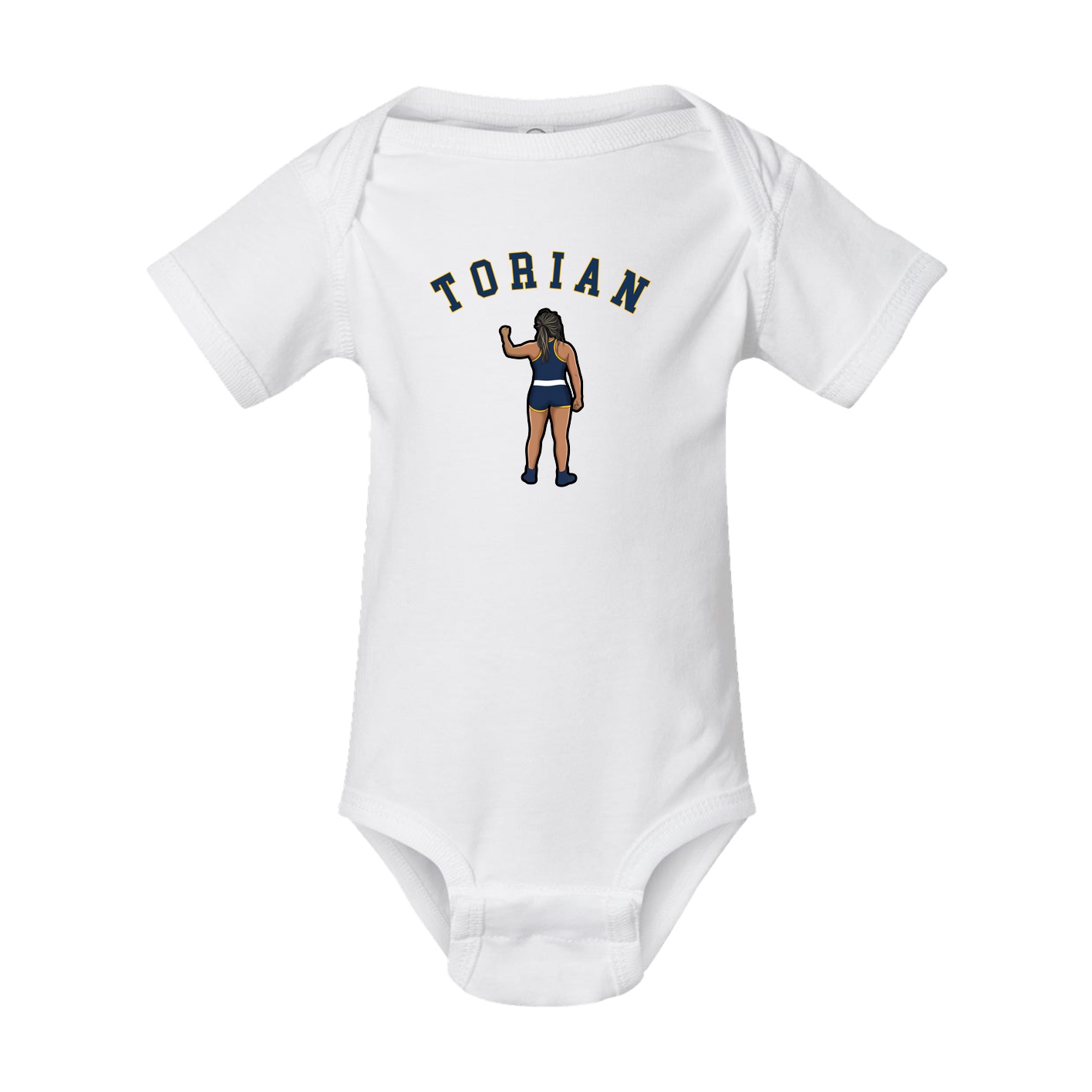Baby Onesie — Shirsey Arch in White
