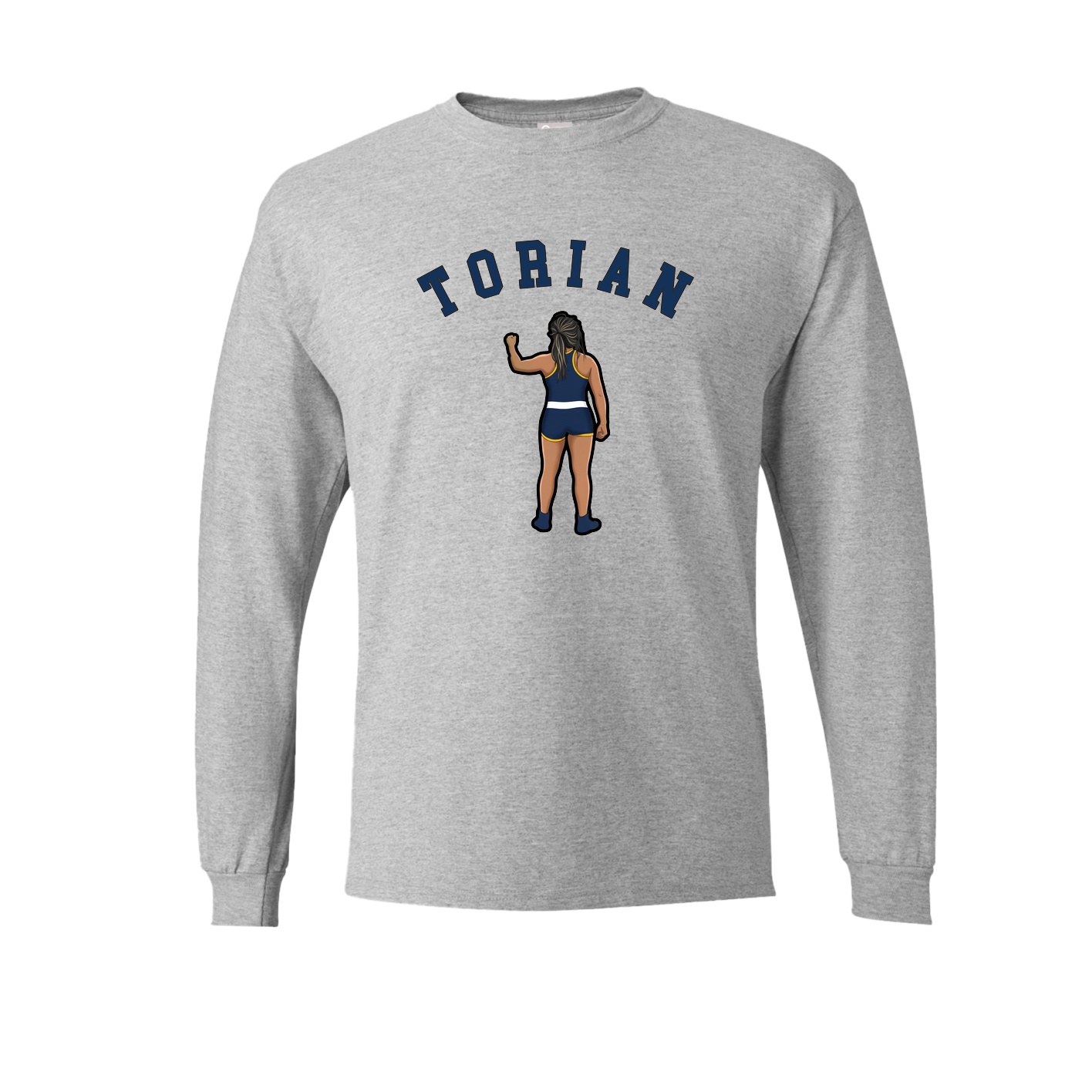 Long Sleeve Tee — Shirsey Arch in Grey