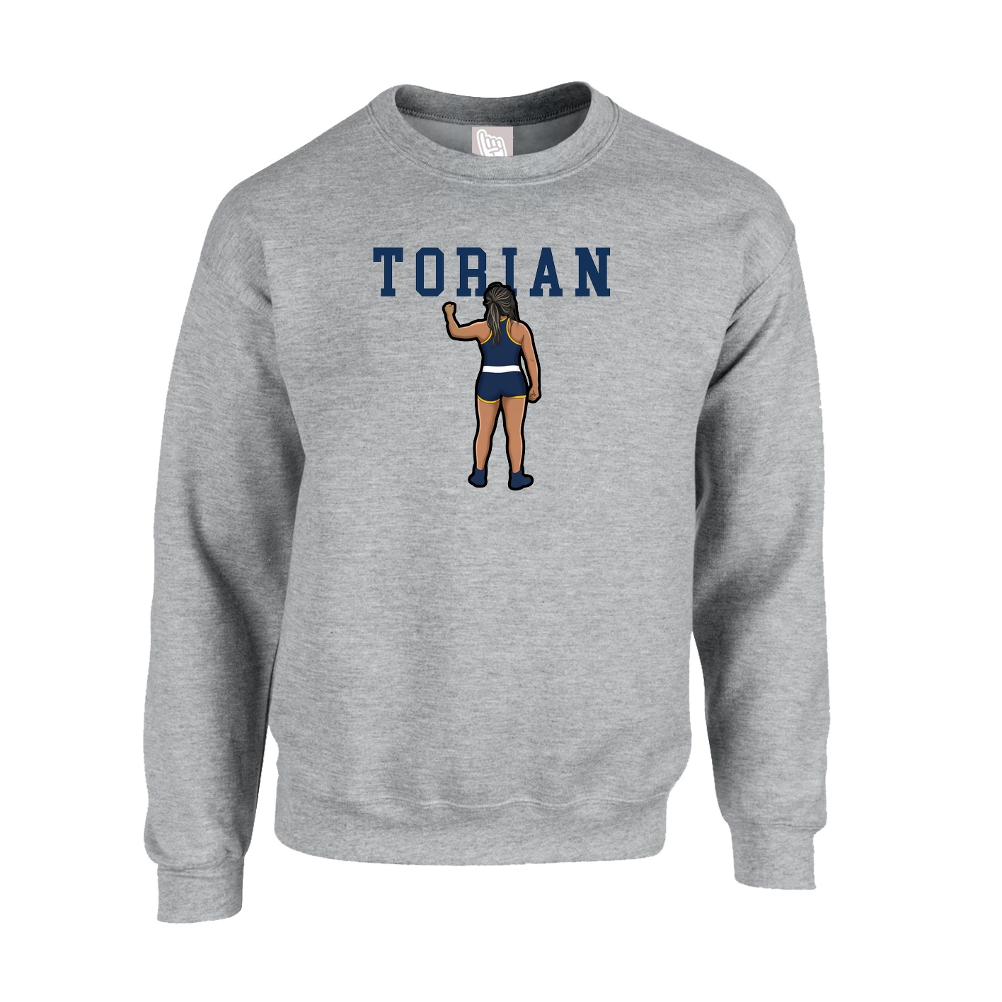 Fleece Crew — Shirsey in Grey