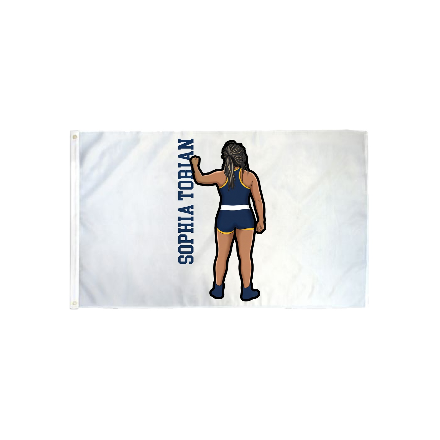 3x5 Flag — Name Vertical in Classic