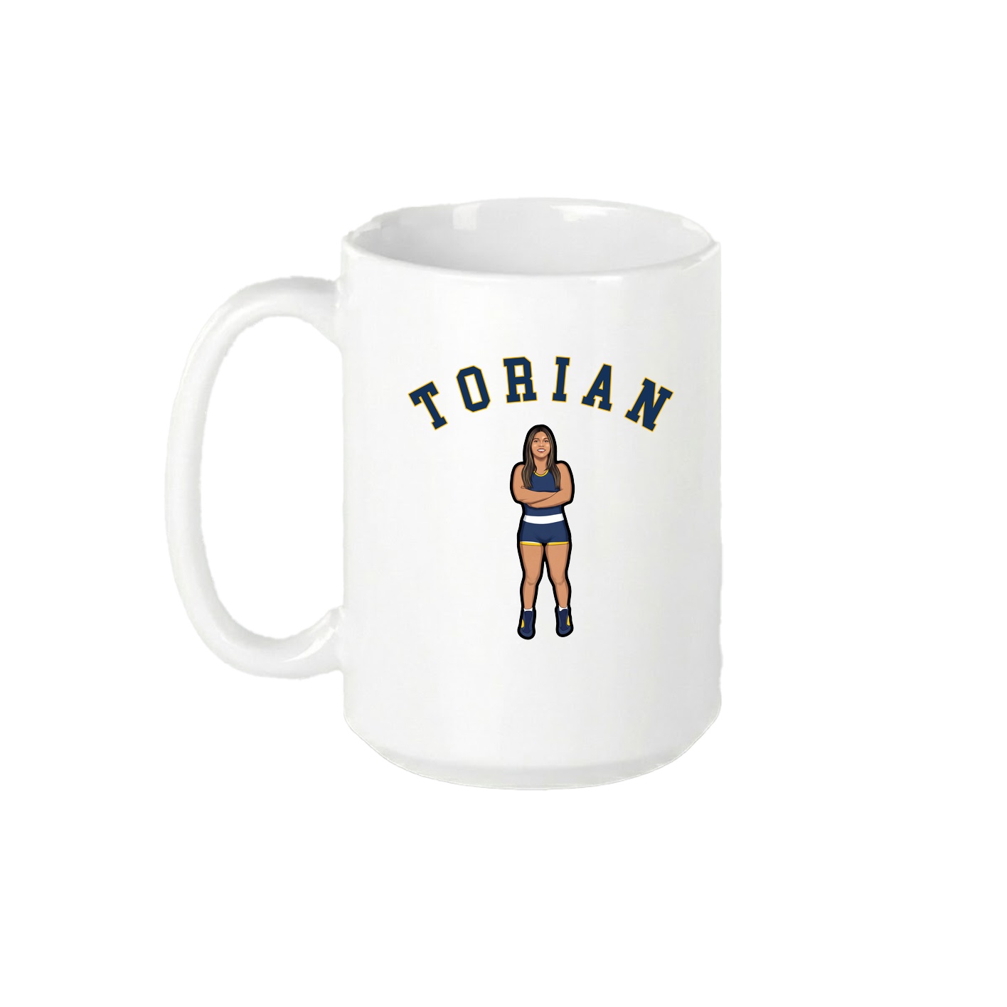 15oz Coffee Mug — Shirsey Arch in White